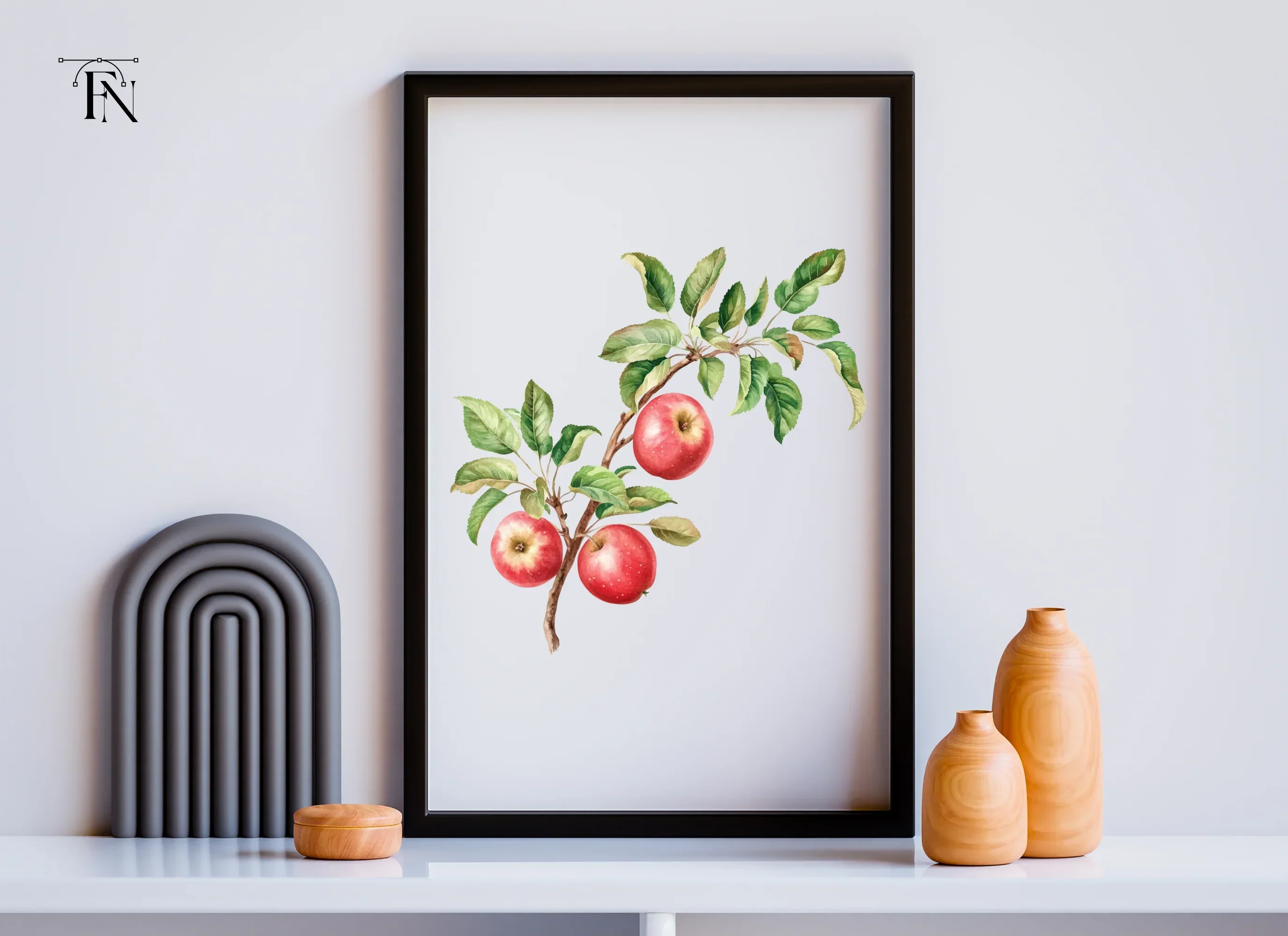 Apple Branches Clipart Bundle - Image 3