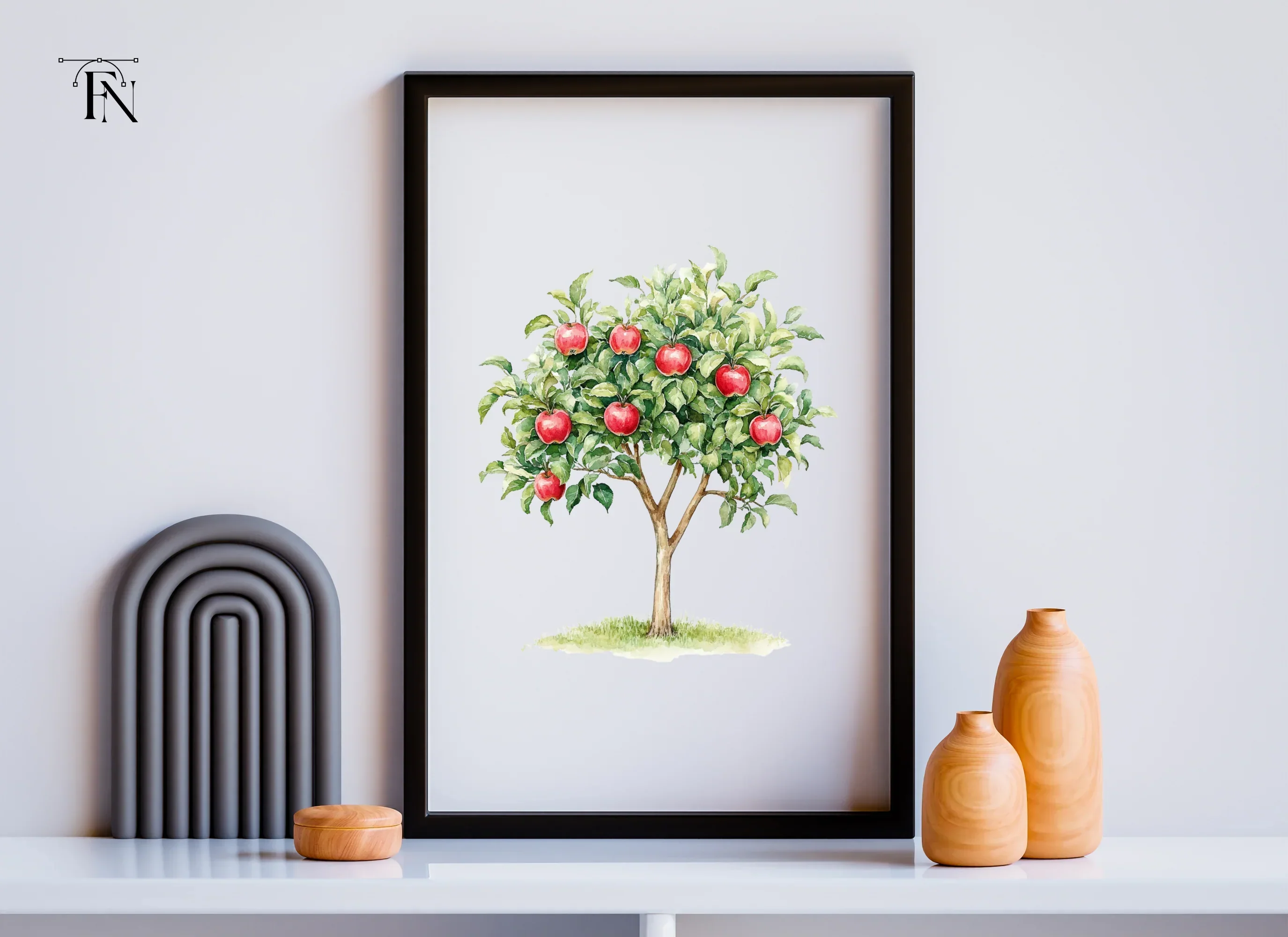 Apple Tree Clipart Bundle - Image 6