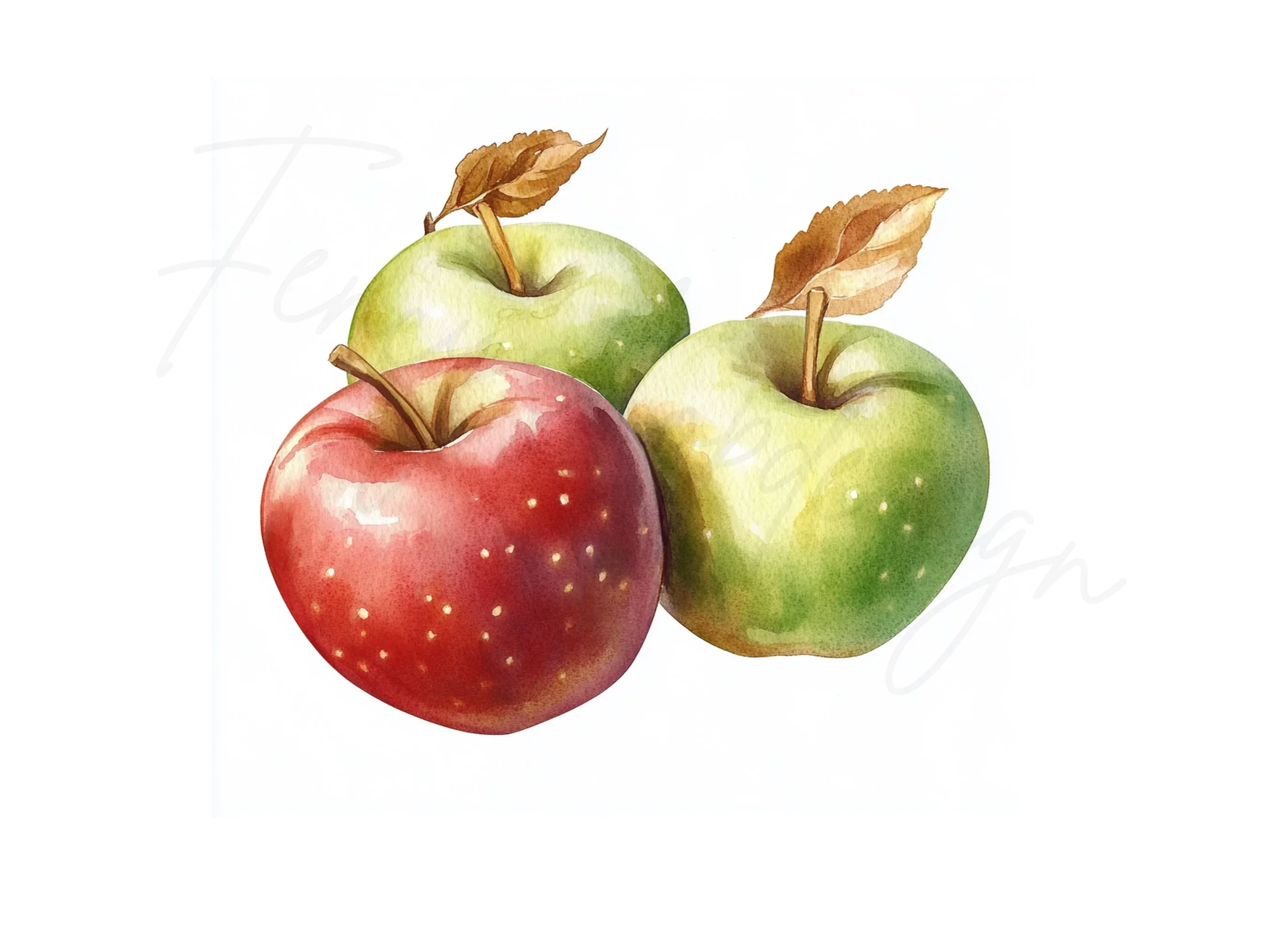 Apples Clipart Bundle - Image 3
