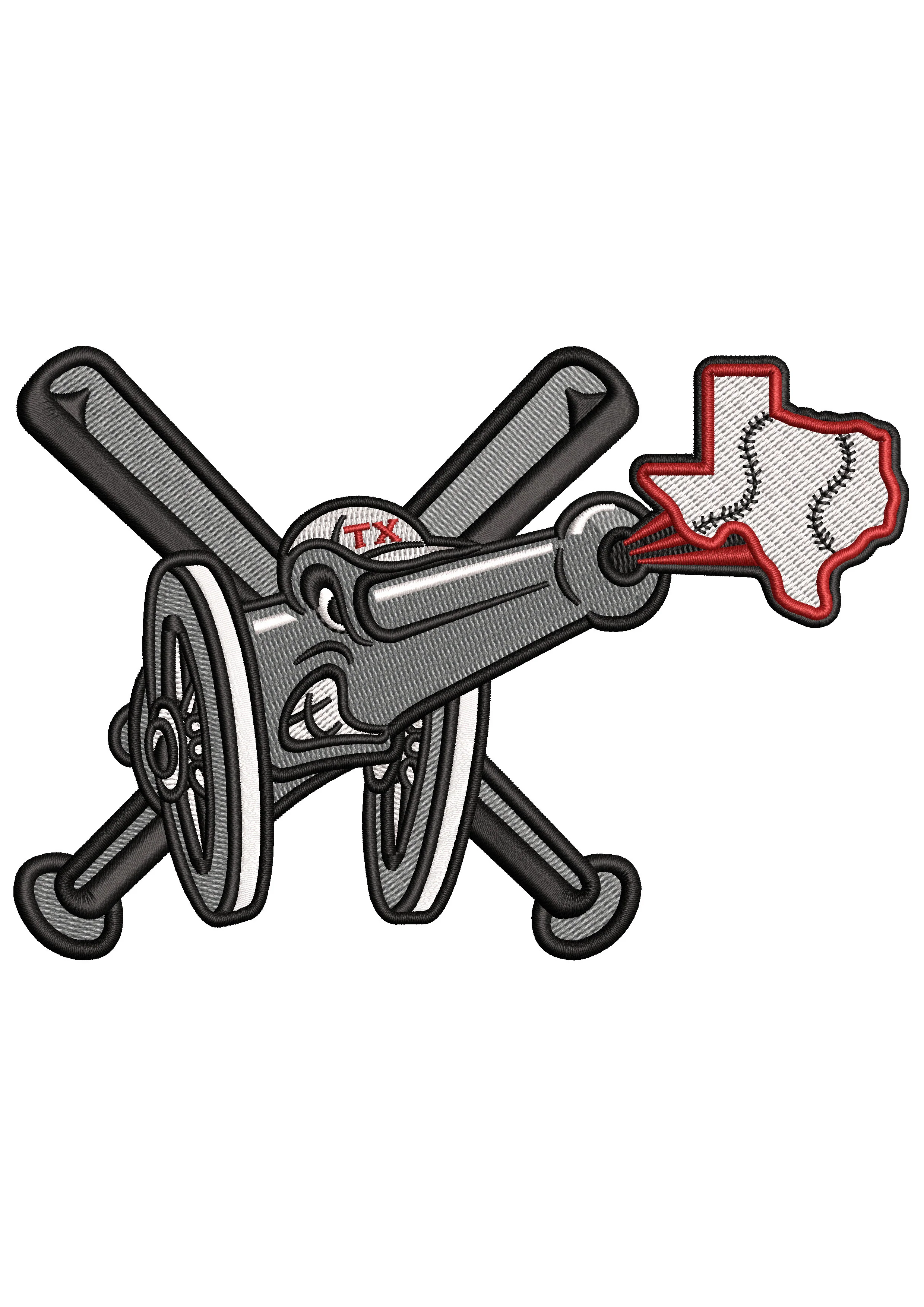 Artillery Embroidery Design