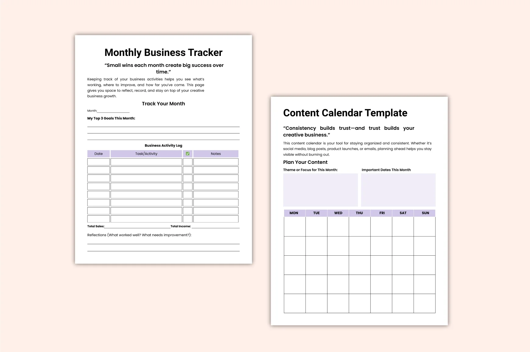 Artistic Business Success Guide Planner - Image 4