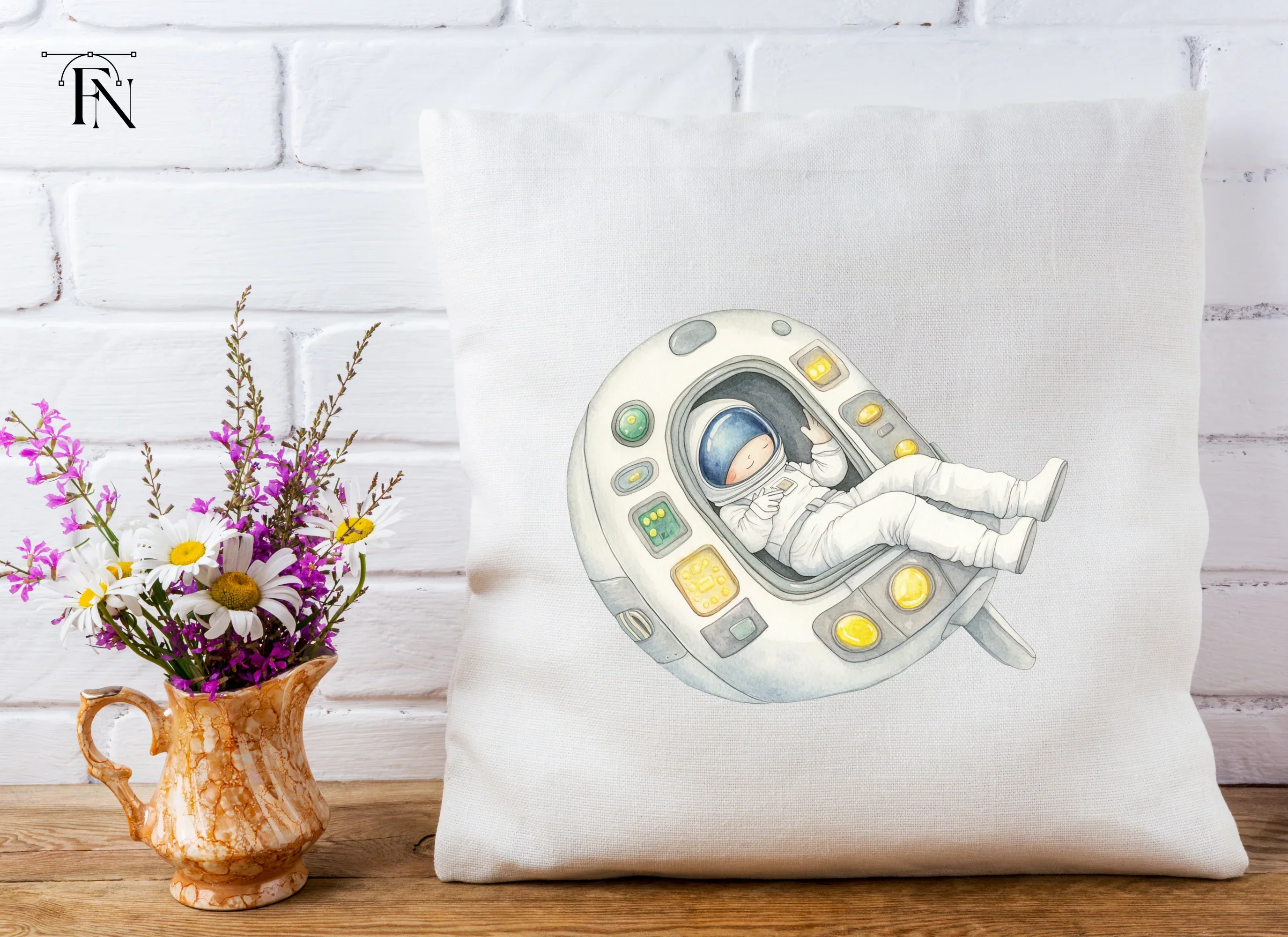 Astronaut in Capsule Clipart Bundle - Image 4