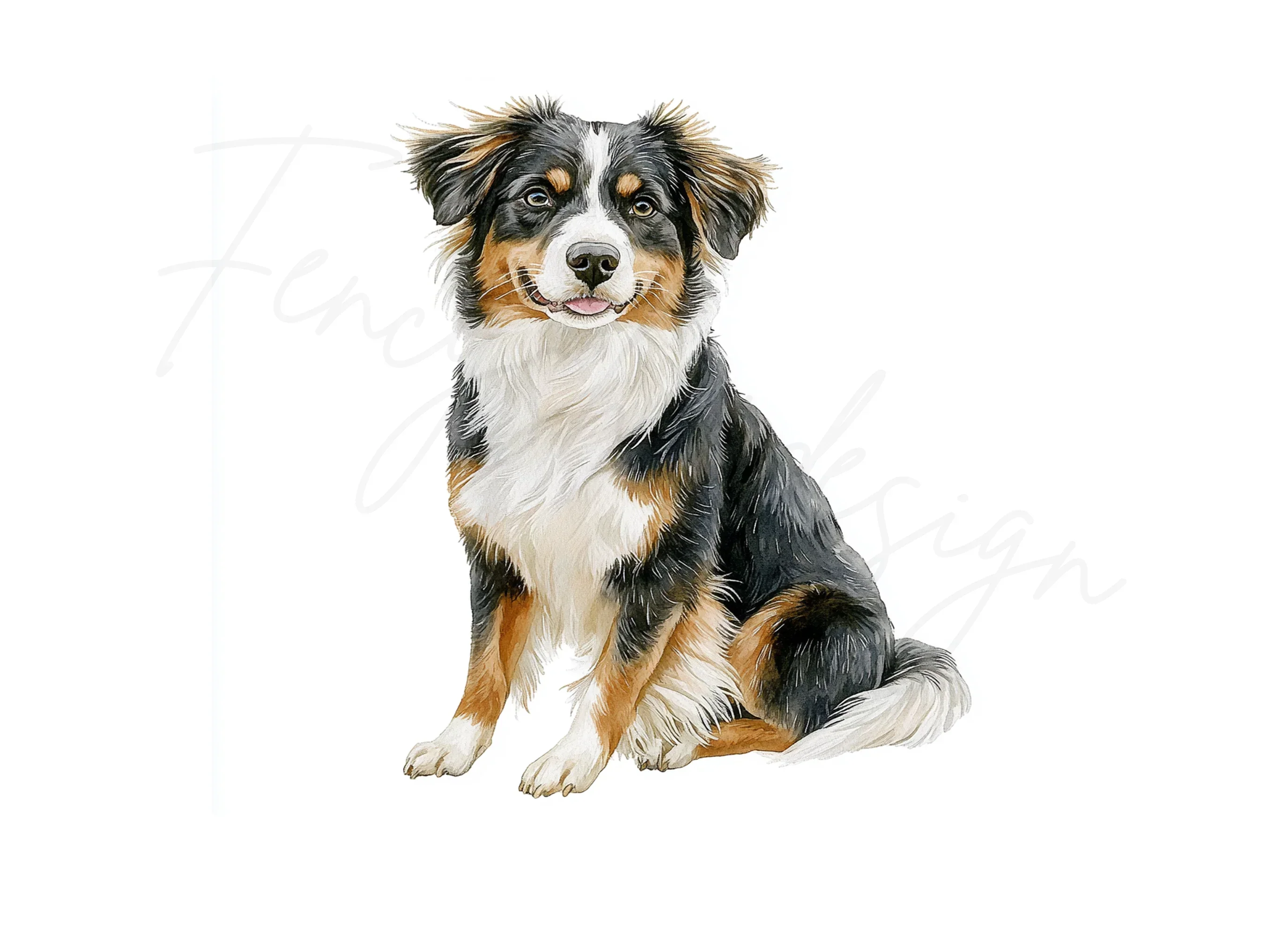 Australian Shepherd Dog Clipart Bundle - Image 3