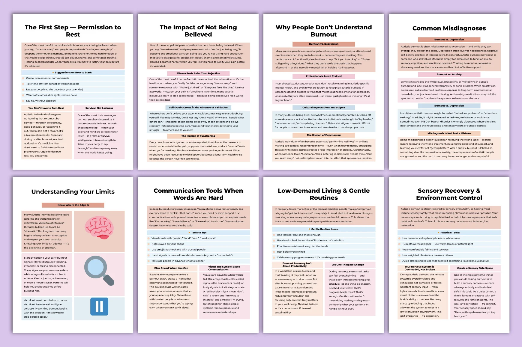 Autistic Burnout Recovery Workbook - Image 5
