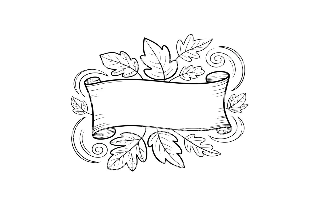 Autumn Harvest Banners Coloring Books - Image 3