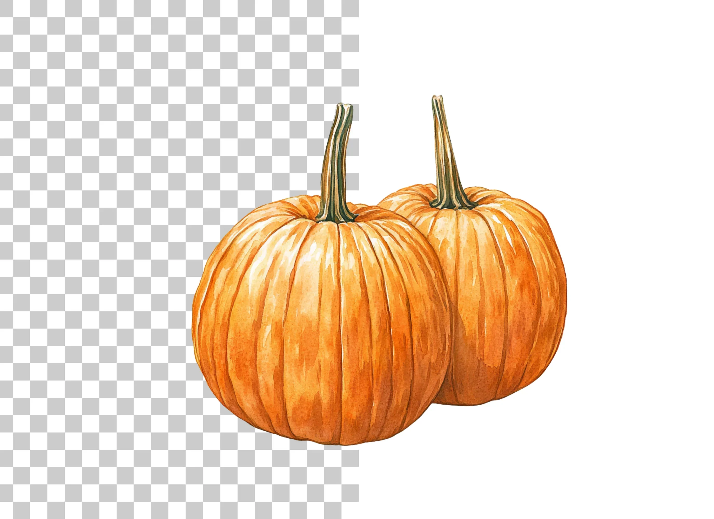 Autumn Harvest Pumpkin Clipart Bundle - Image 6