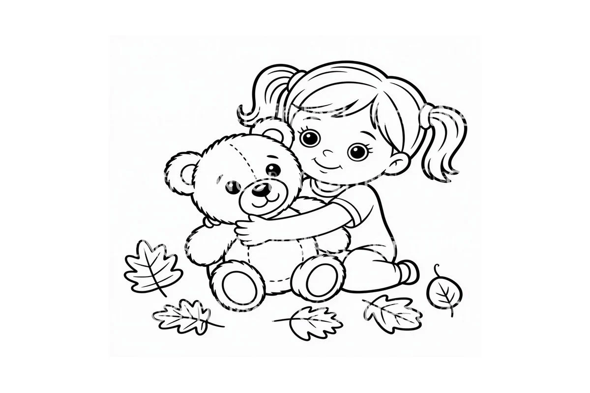 Autumn Kids Activities Coloring Books - Image 3