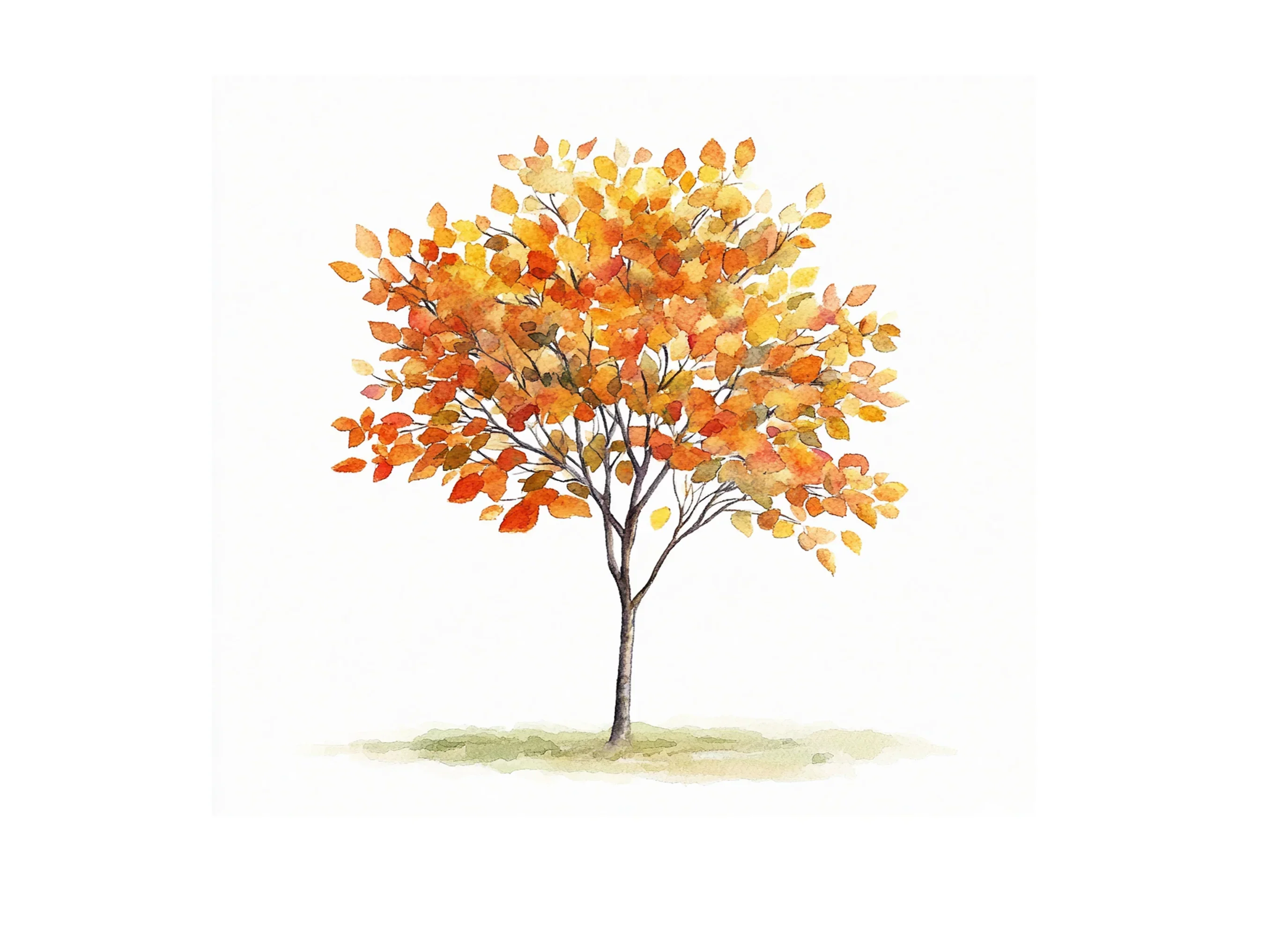 Autumn Trees Clipart Bundle - Image 3