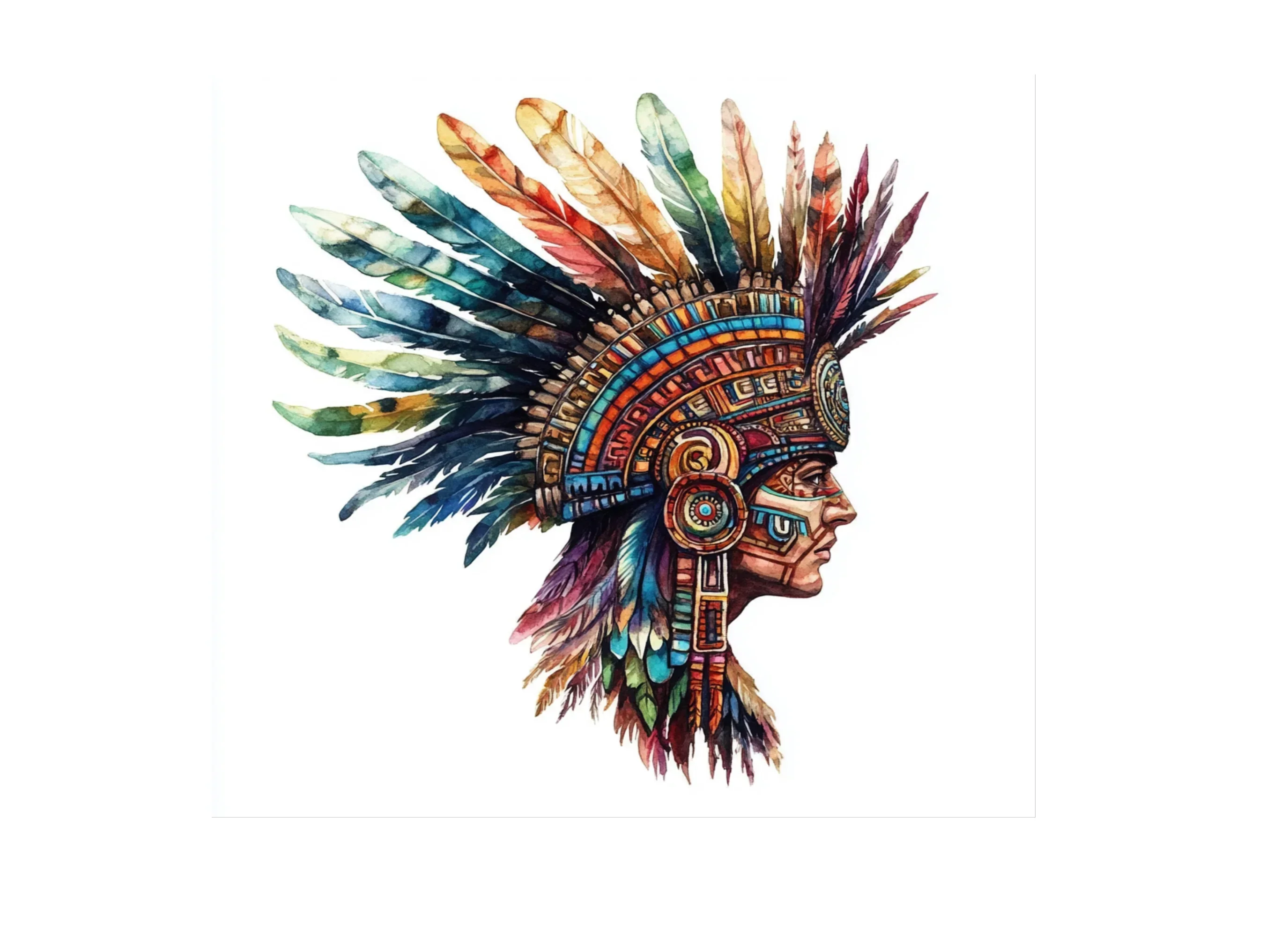 Aztec Warrior Clipart Bundle - Image 2