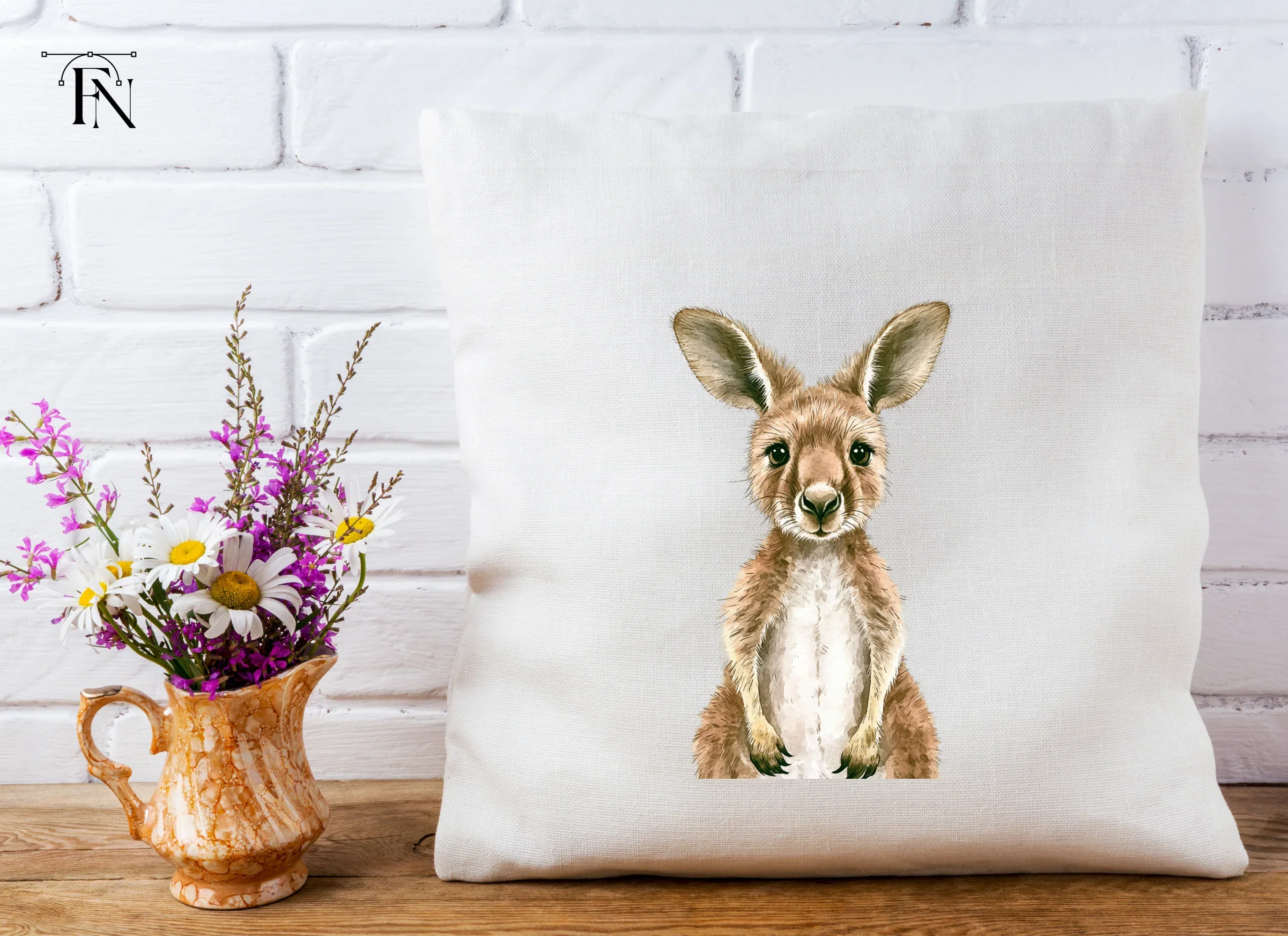 Baby Kangaroo Clipart Bundle - Image 2