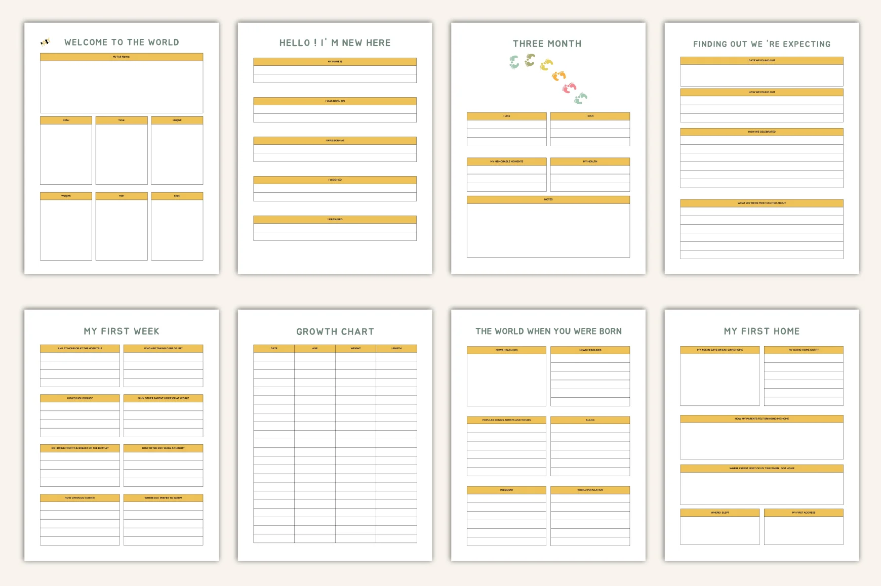 Baby Milestone Journal - Image 5