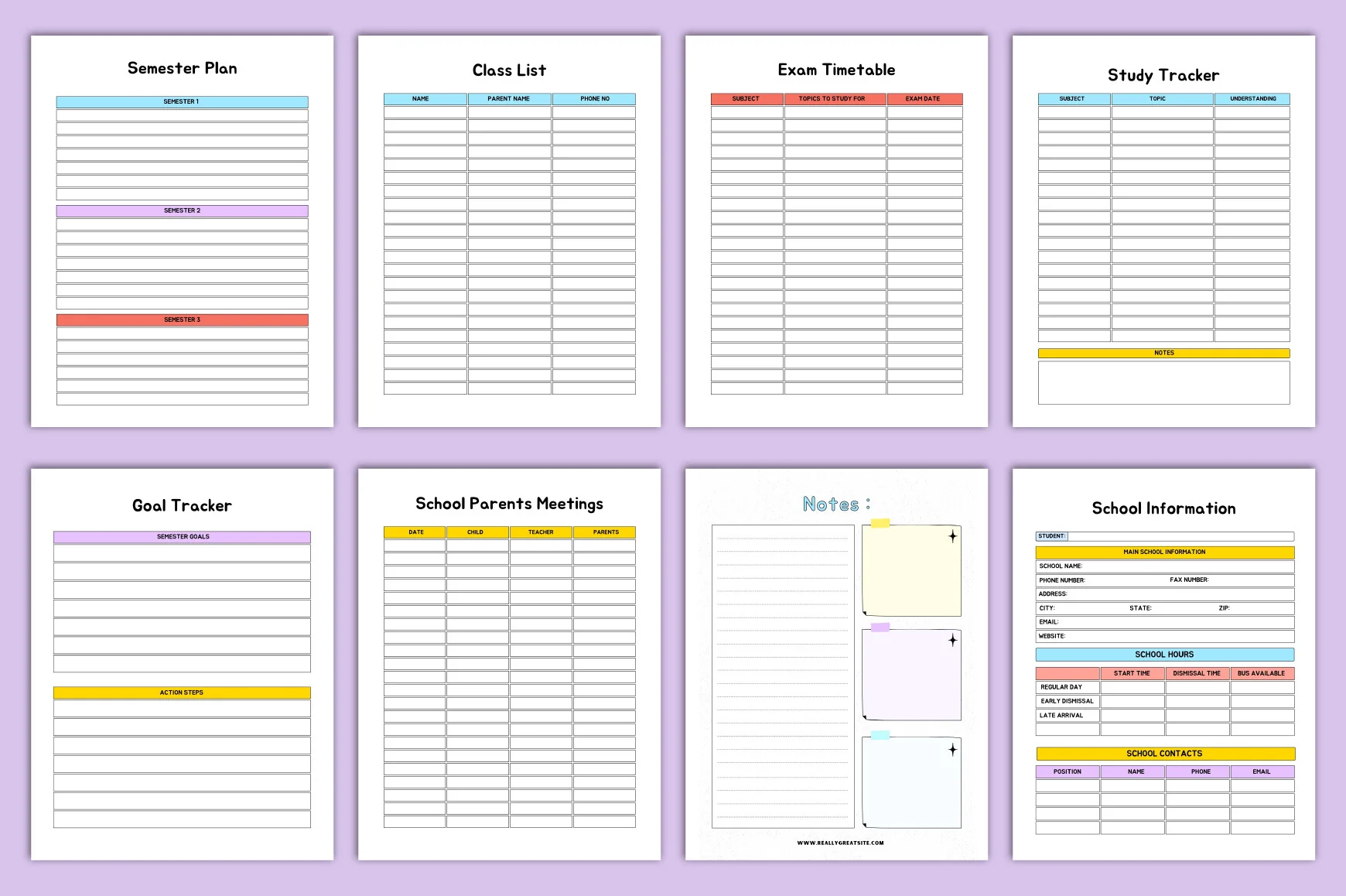 Back to School Planner - Image 5