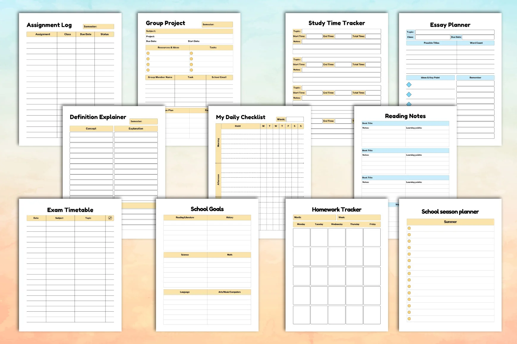Back to School Planner - Image 4