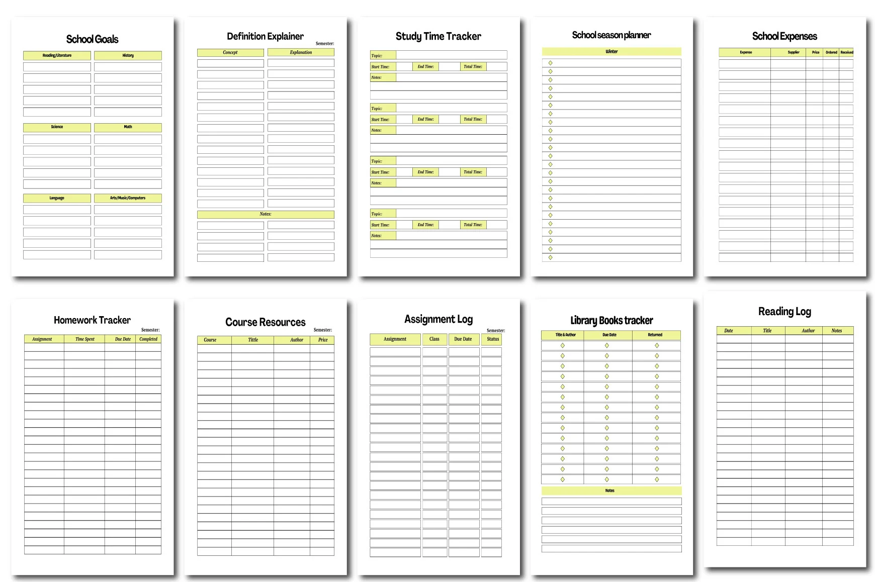 Back to School Planner - Image 3