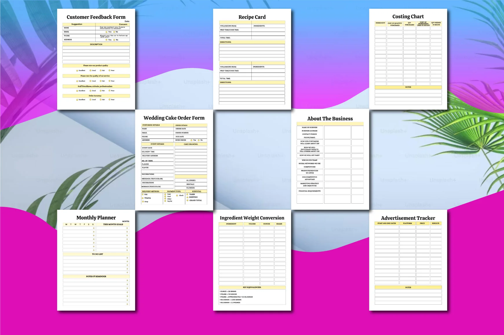 Bakery Business Planner - Image 3