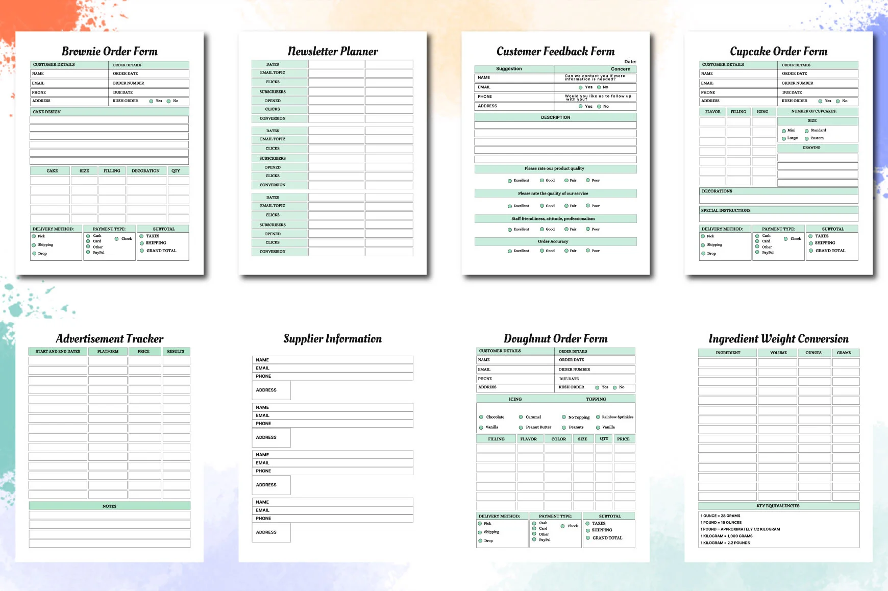Bakery Business Planner - Image 2