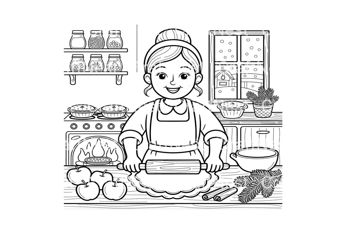 Baking Day Fun Coloring Books - Image 3