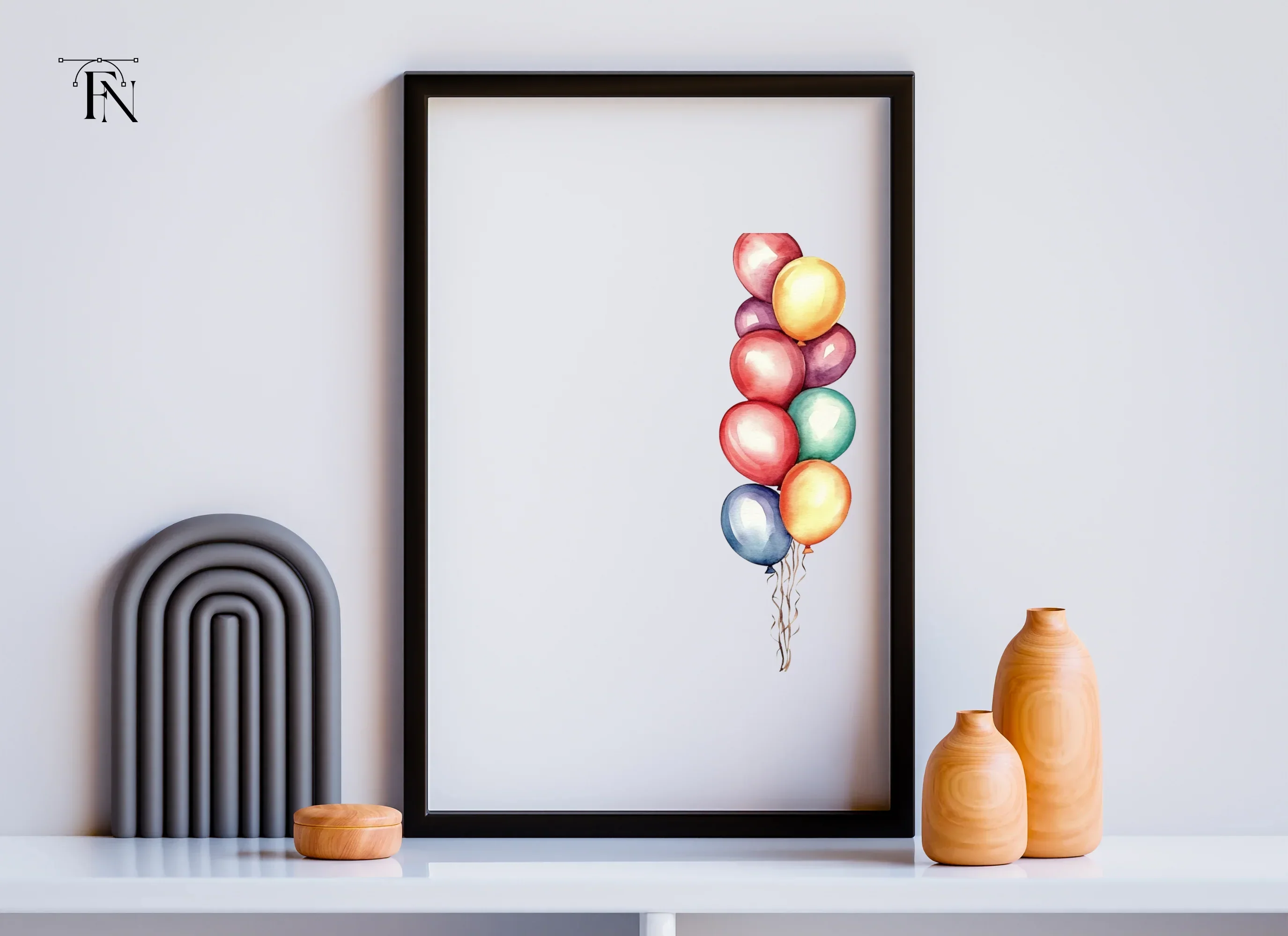 Balloon Bunch Clipart Bundle - Image 3