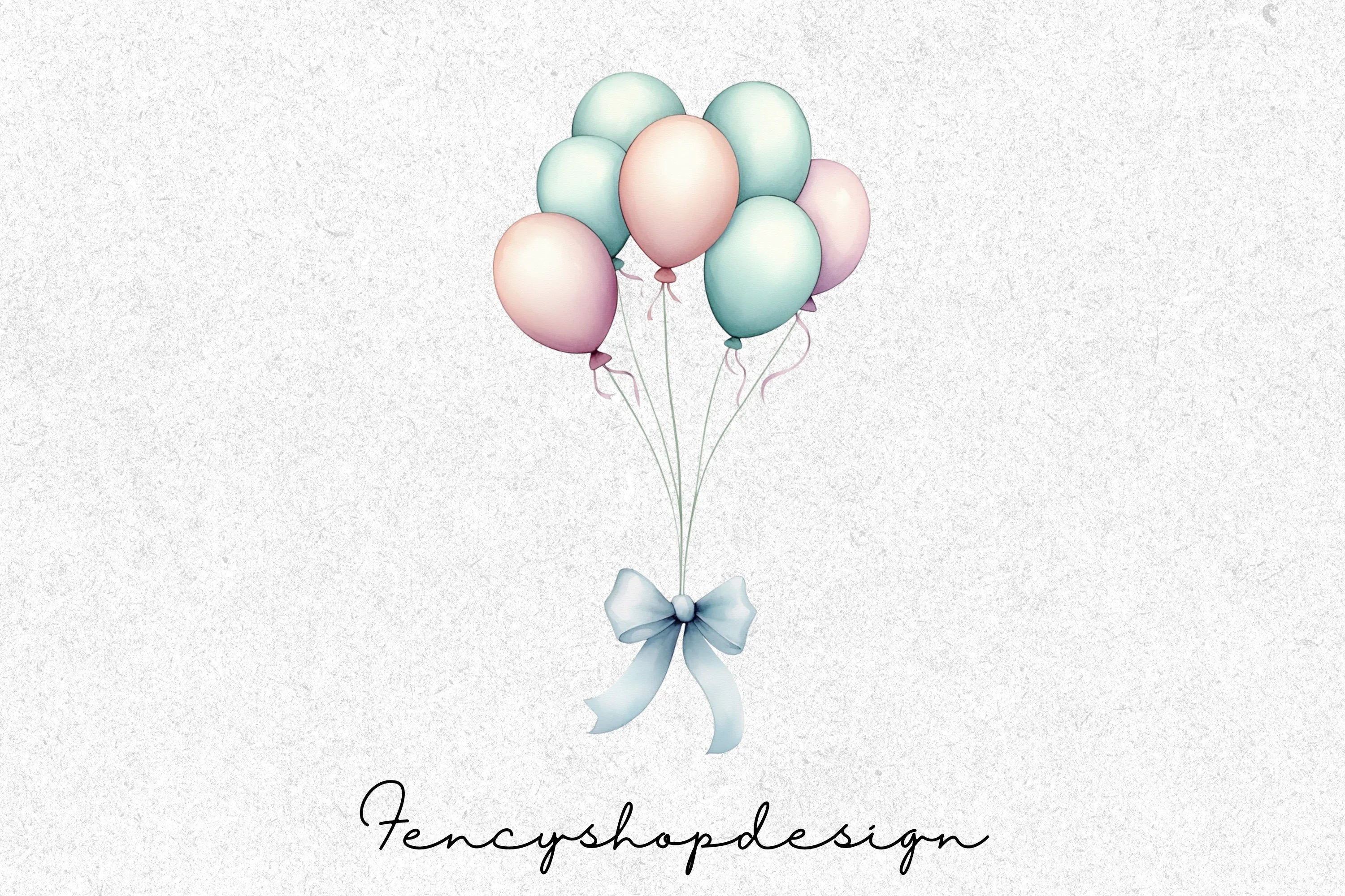 Balloon Frames Clipart Bundle - Image 4