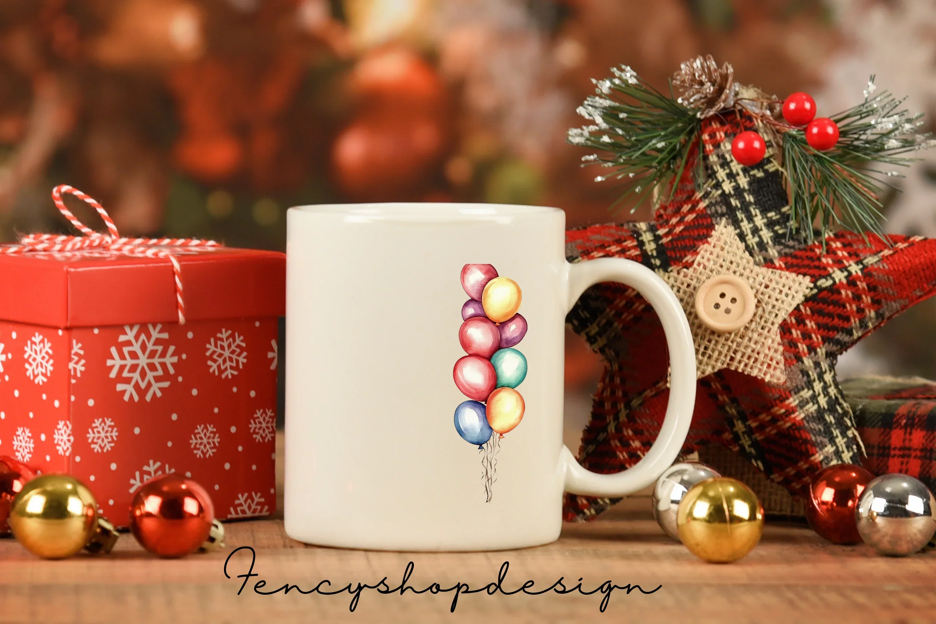 Balloon Frames Clipart Bundle - Image 7