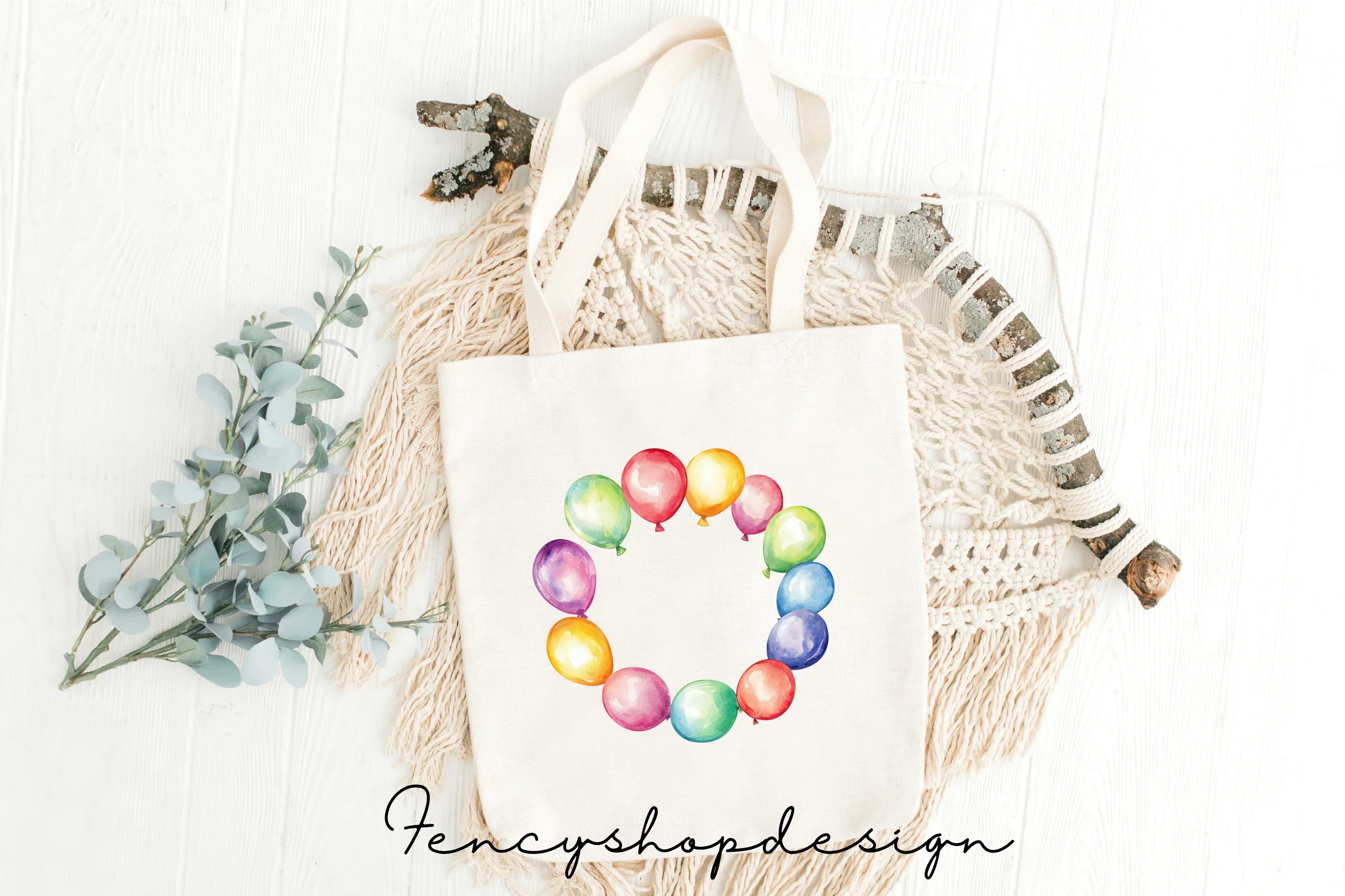 Balloon Frames Clipart Bundle - Image 8