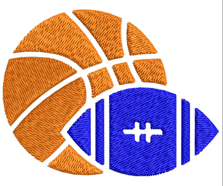 Balls Embroidery Design