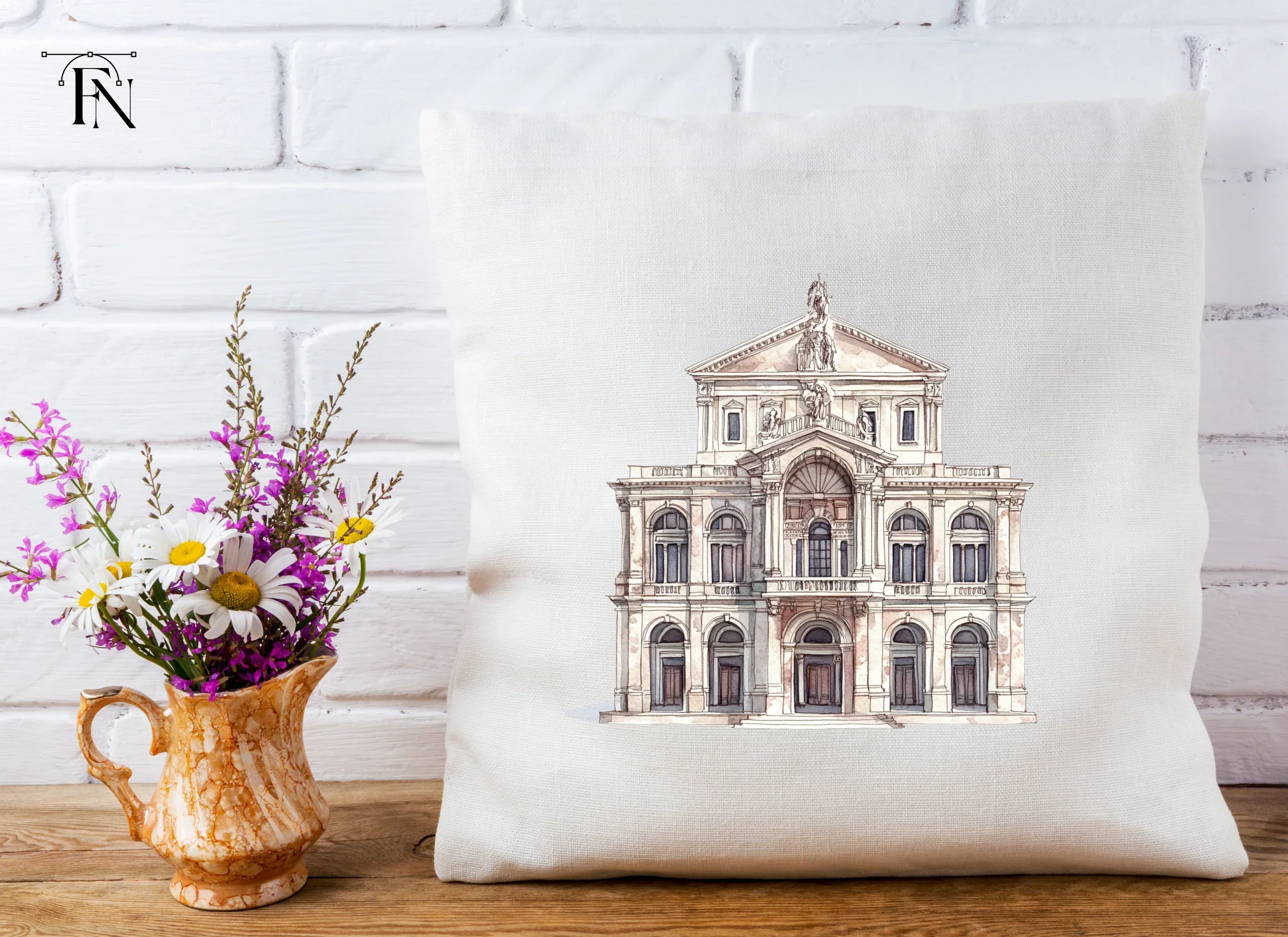 Baroque Palace Architecture Clipart Bundle - Image 2