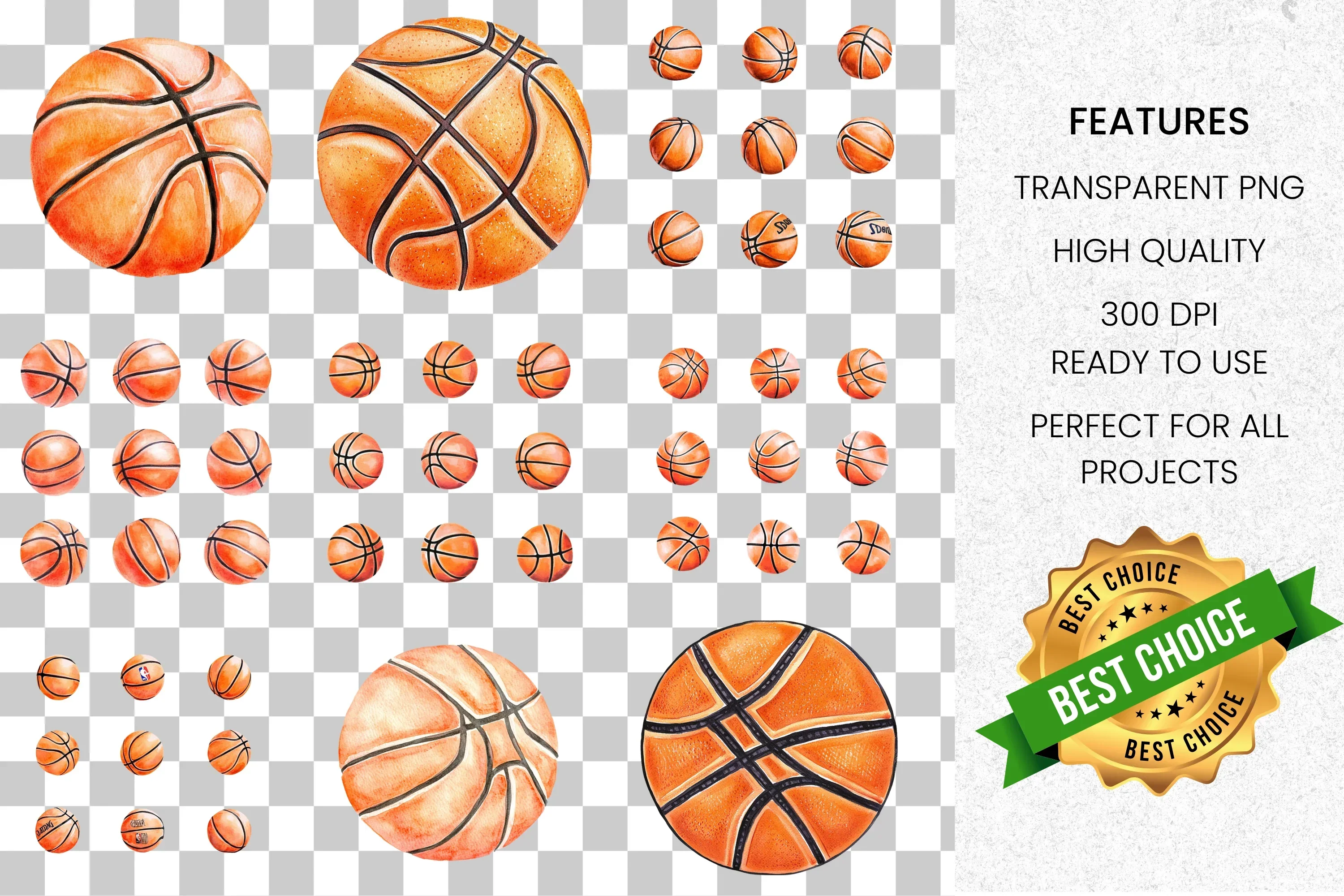 Basketball Clipart Bundle - Image 2