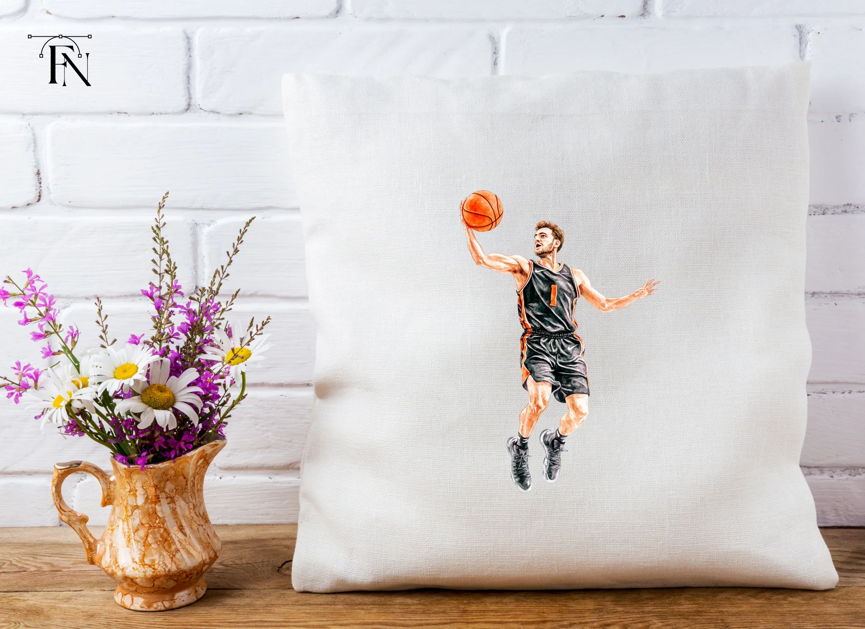 Basketball Player Slam Dunk Clipart Bundle - Image 4
