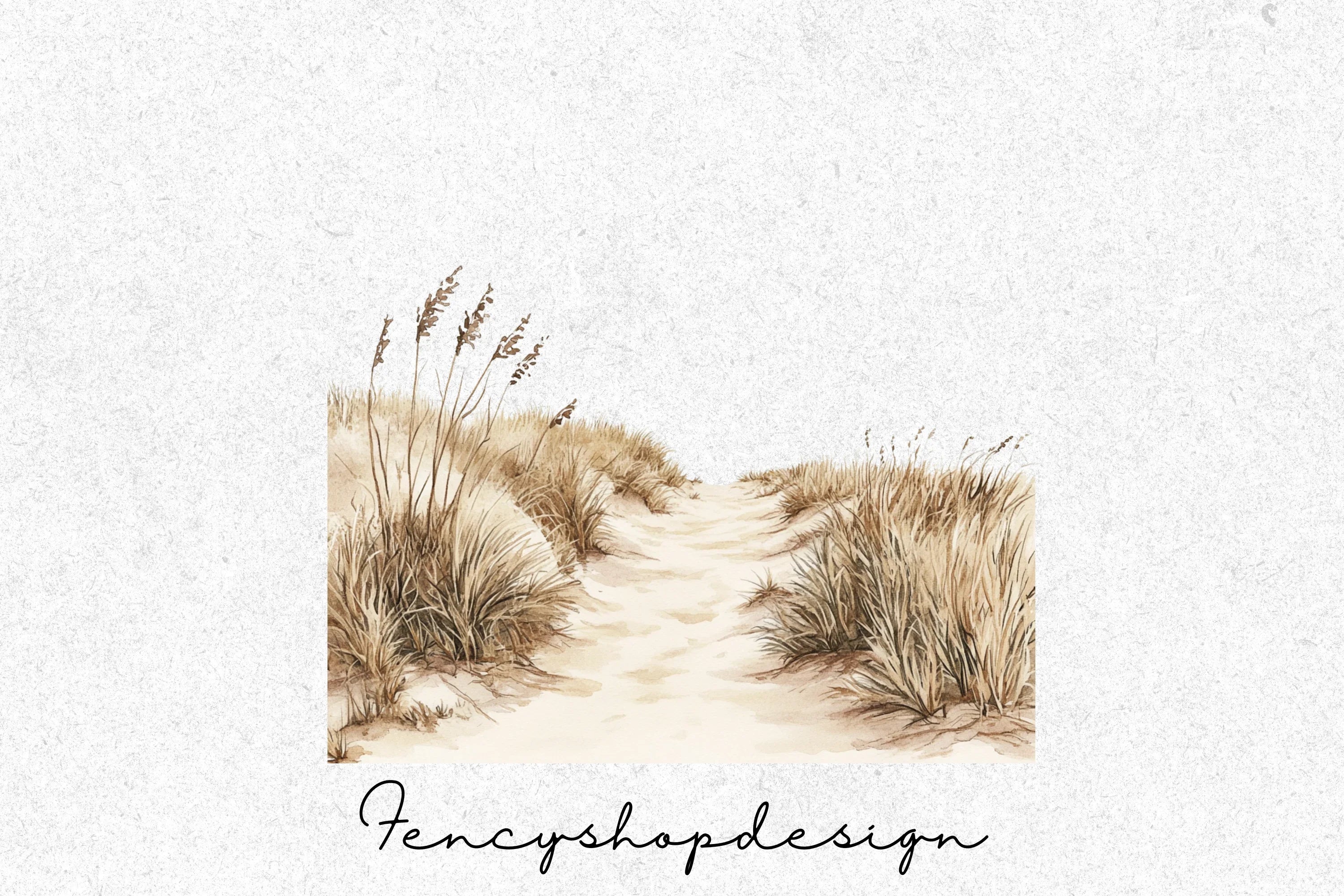 Beach Dunes Coastal Clipart Bundle - Image 4