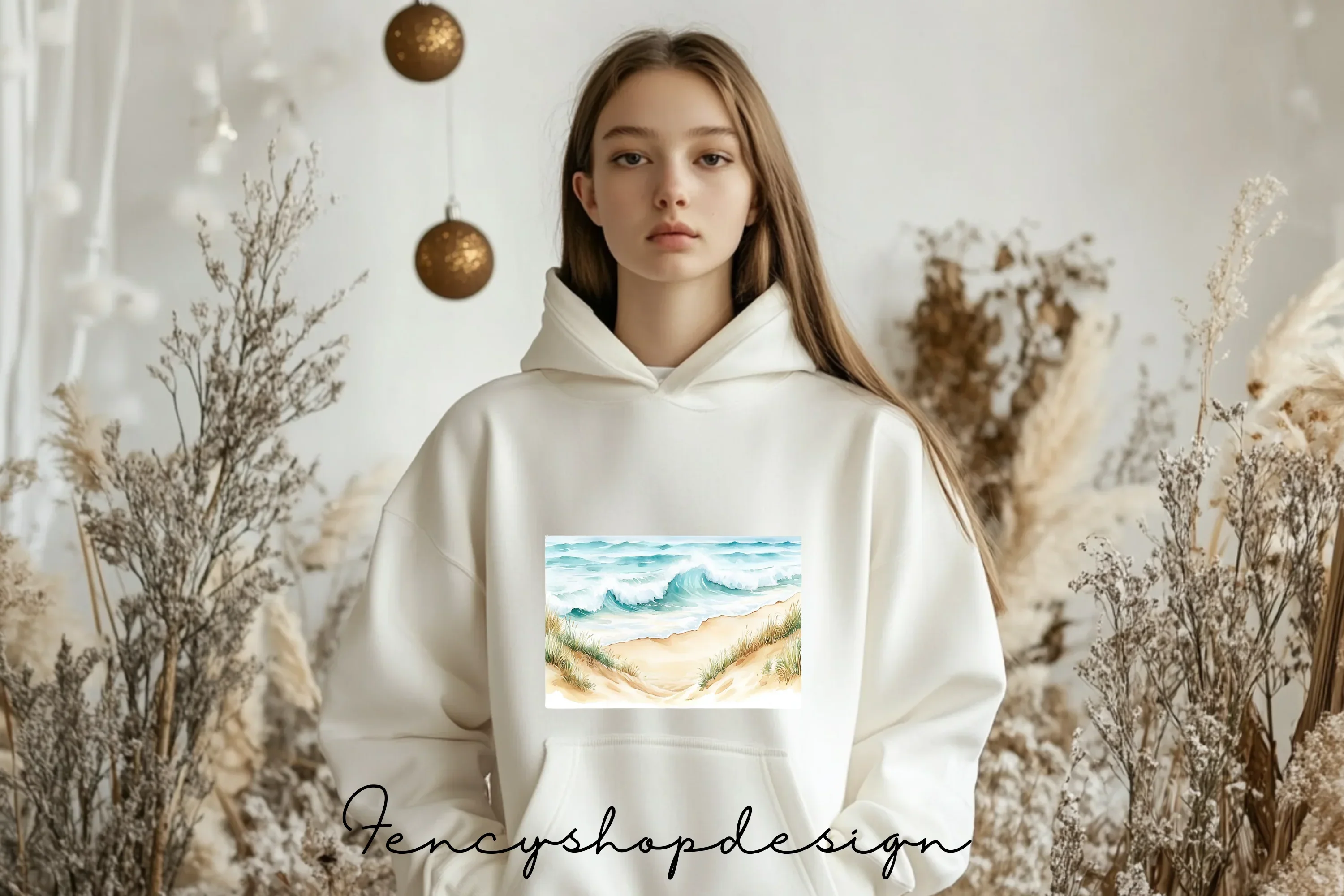 Beach Ocean Waves Clipart Bundle - Image 6