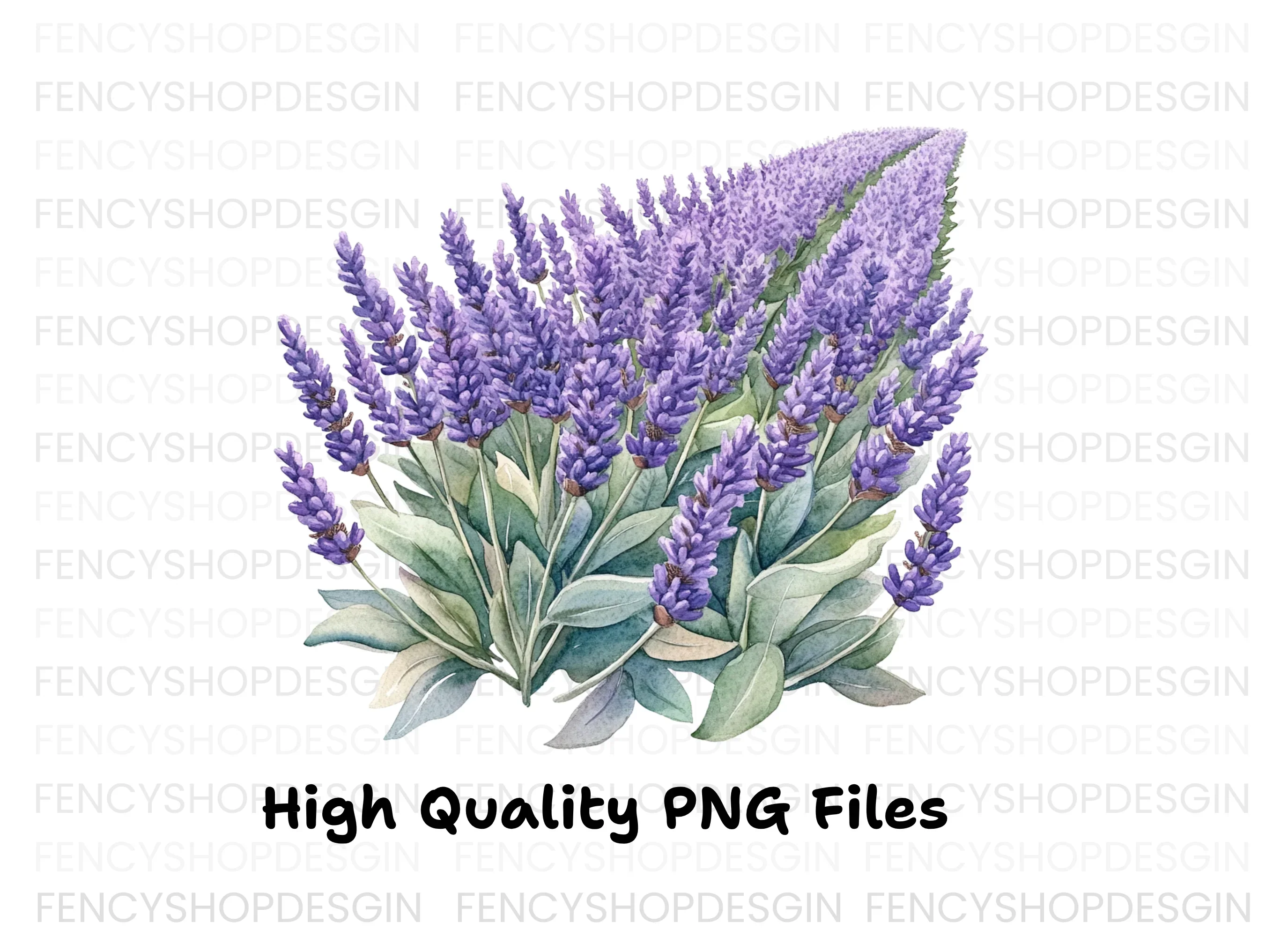 Beautiful Lavender Clipart Bundle - Image 2