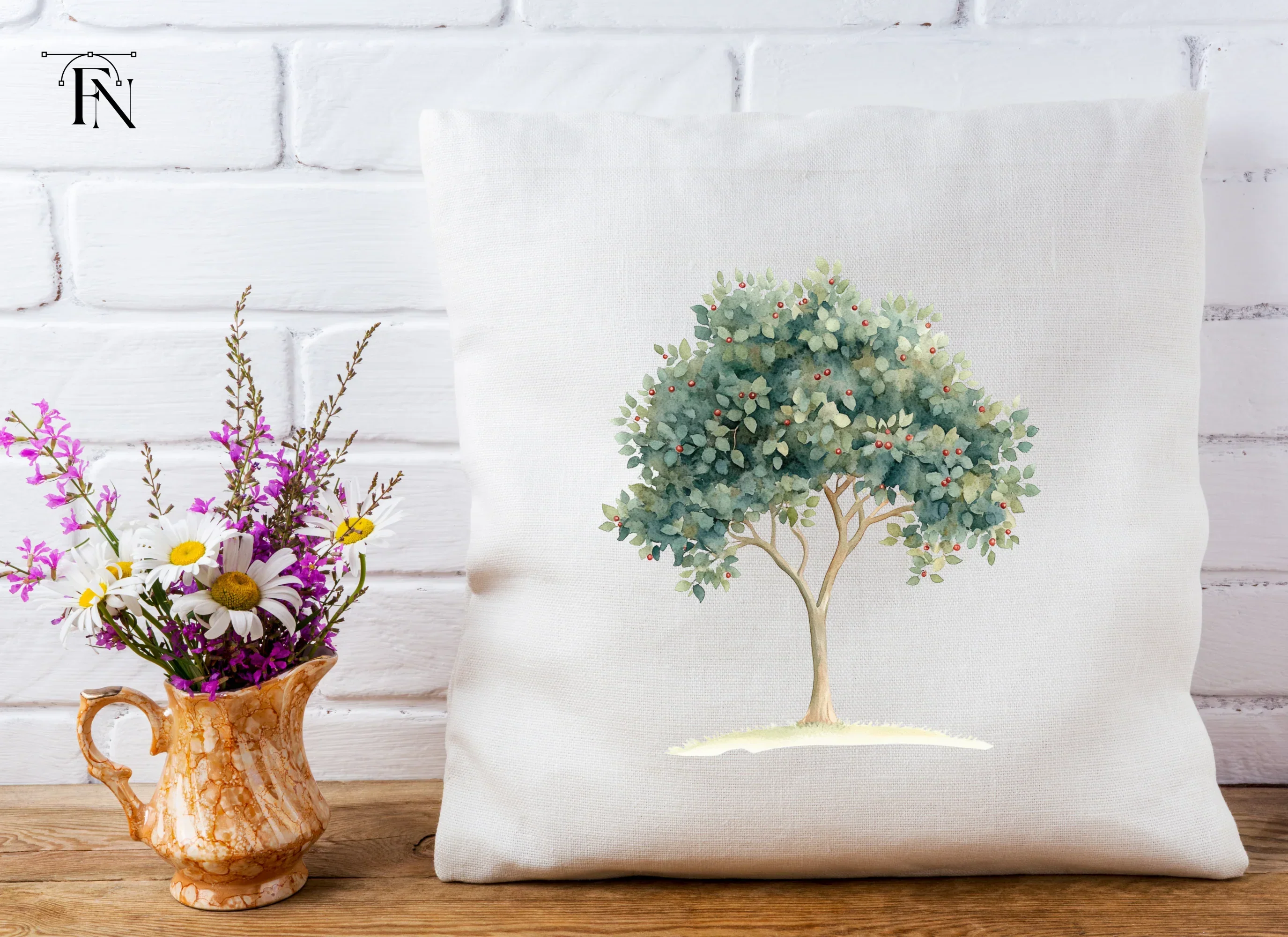 Berry Trees Clipart Bundle - Image 3