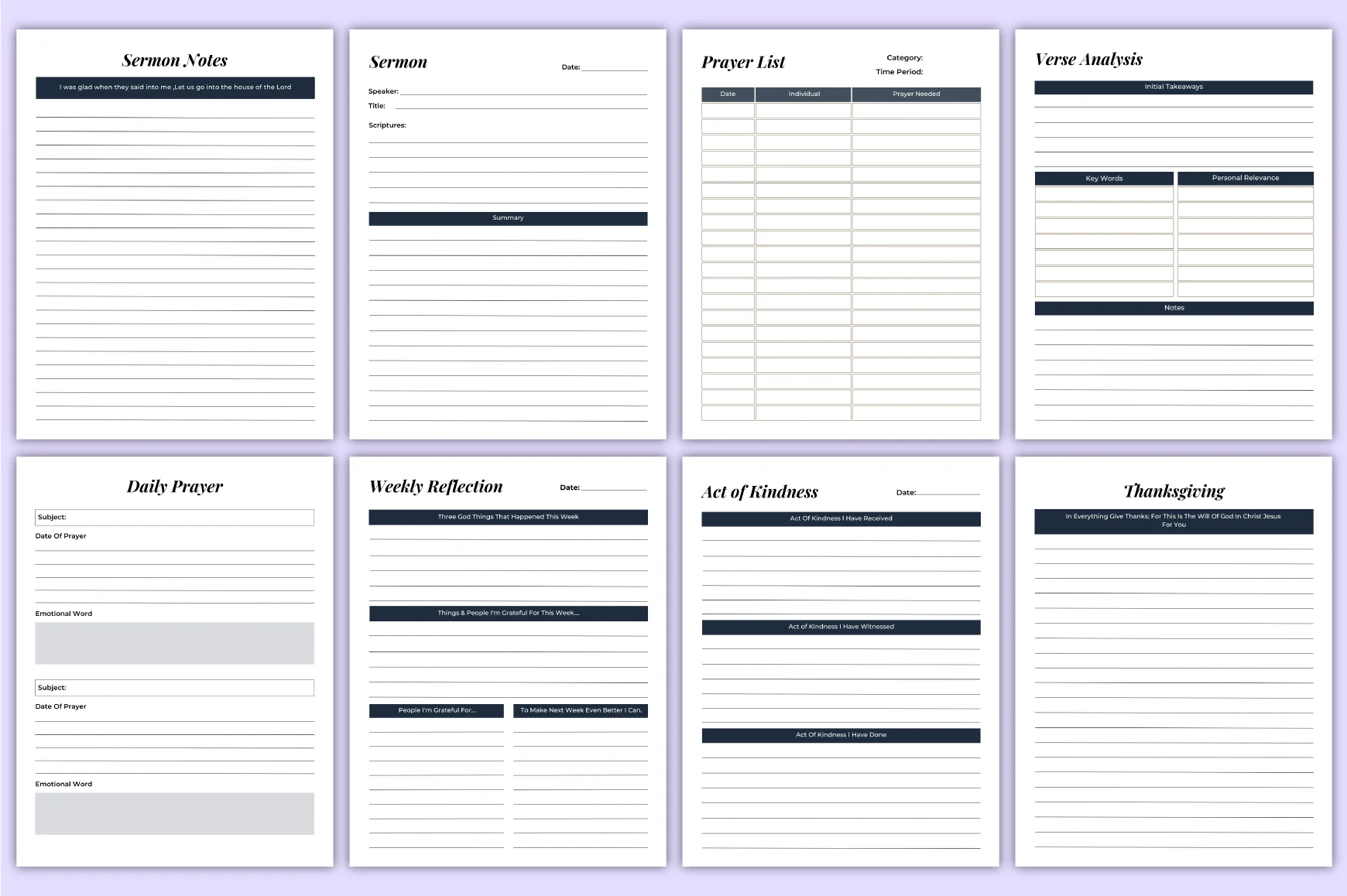 Bible Devotion Planner - Image 5