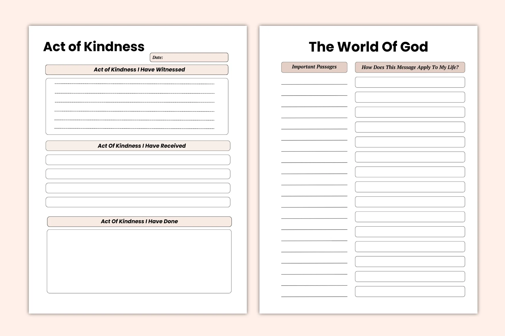 Bible Study Notes Journal - Image 3