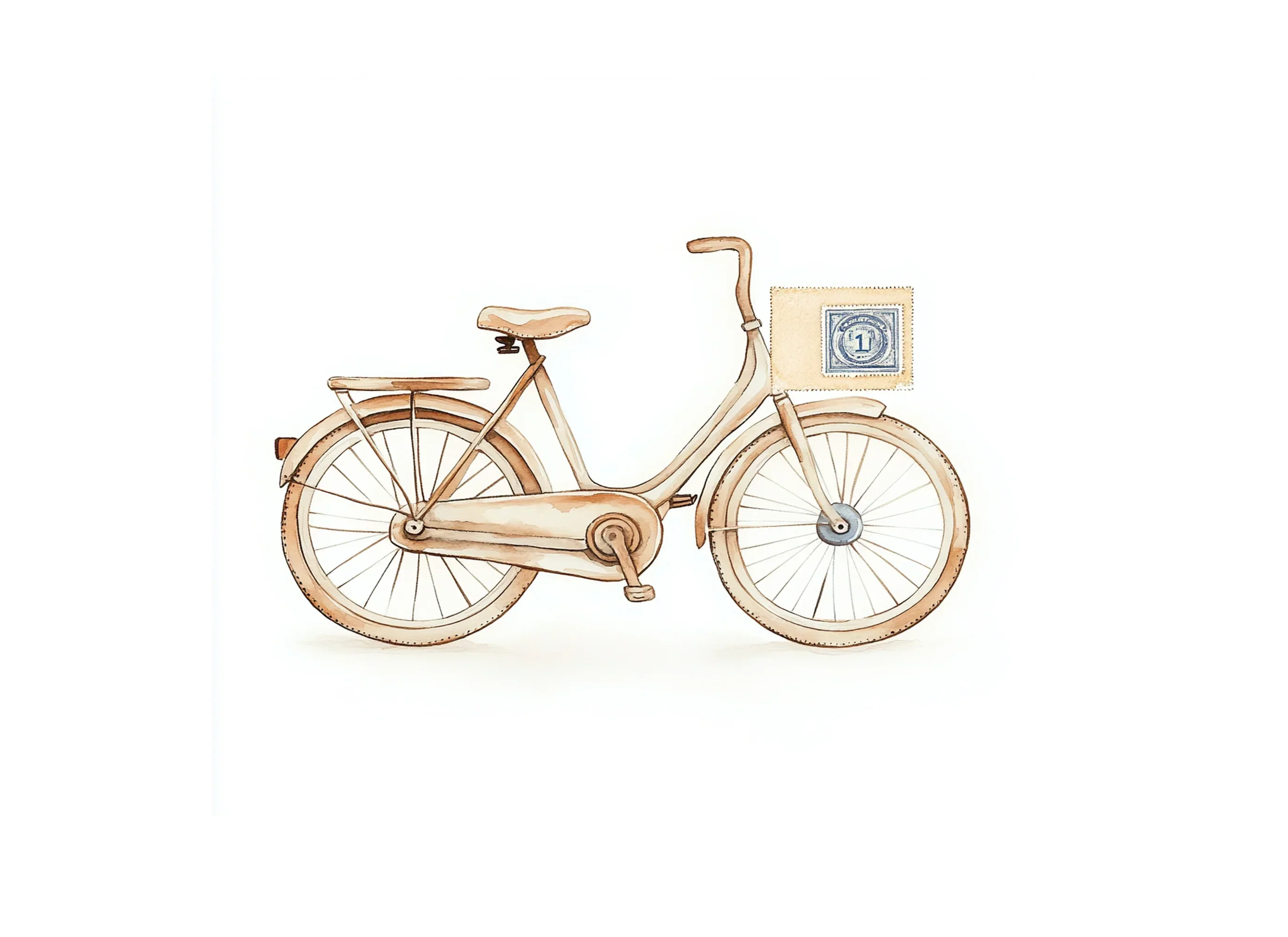 Bicycle Stamps Clipart Bundle - Image 2