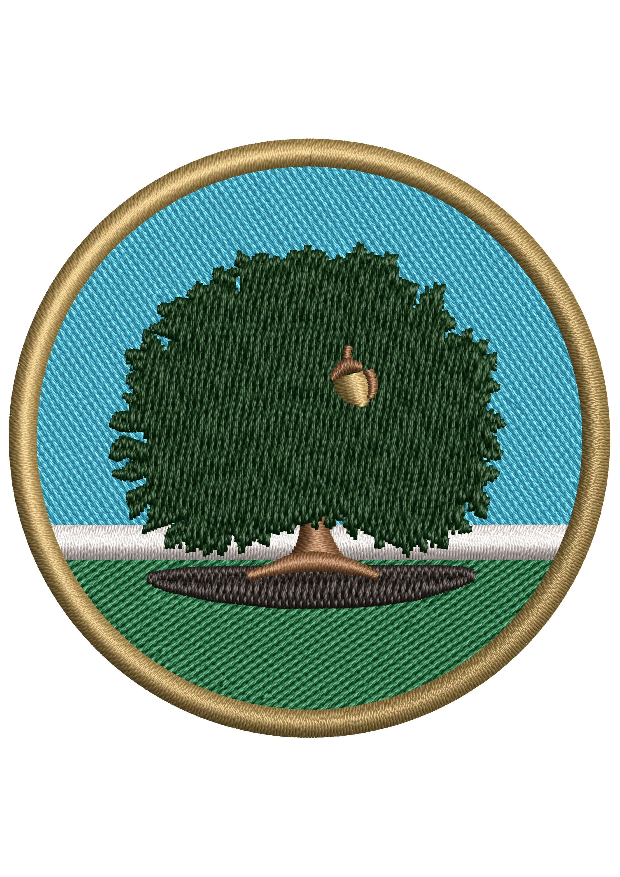 Big Tree Embroidery Design