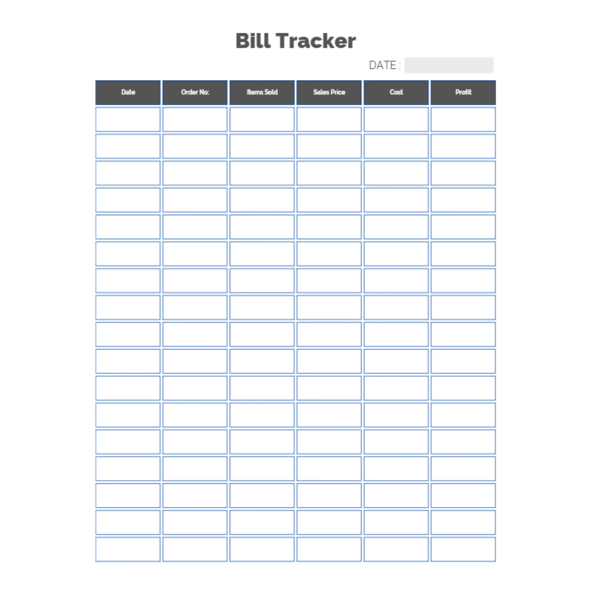 Bill Tracker Bundle 21