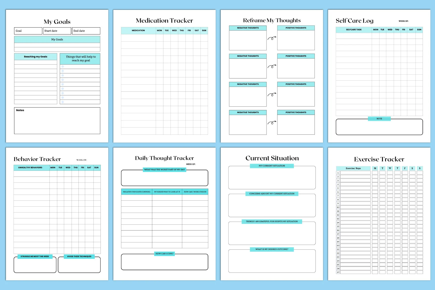 Bipolar Therapy Anxiety Planner - Image 4