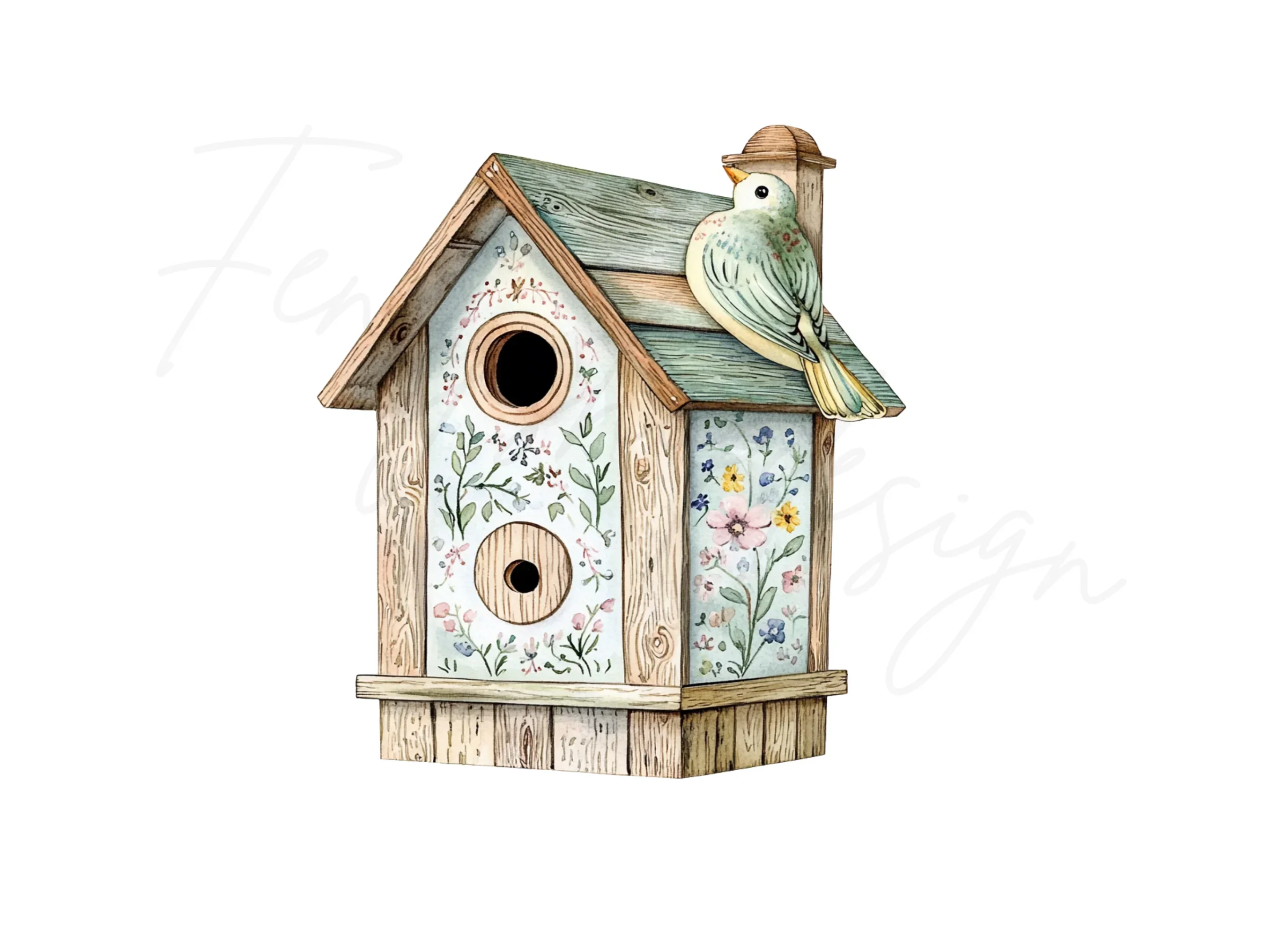 Birdhouses Clipart Bundle - Image 3