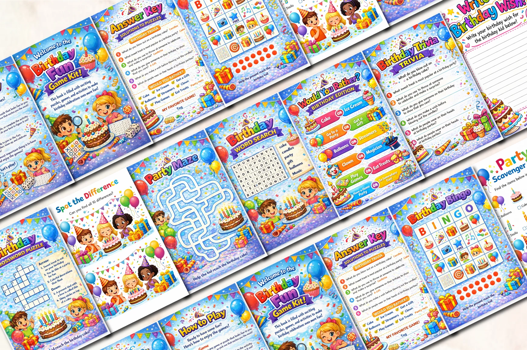 Birthday Fun Game Planner for Kids - Image 3