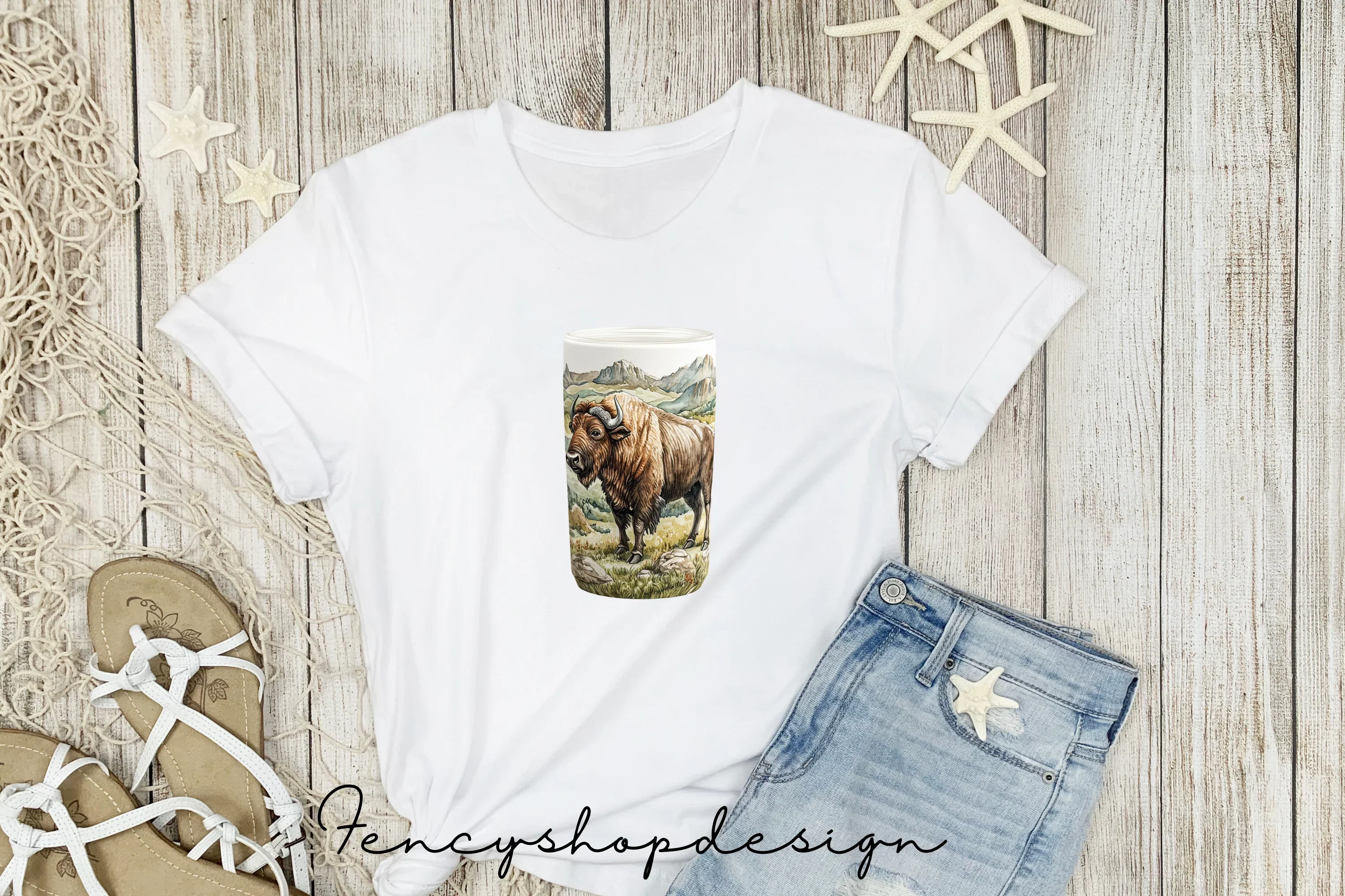 Bison Head Clipart Bundle - Image 5