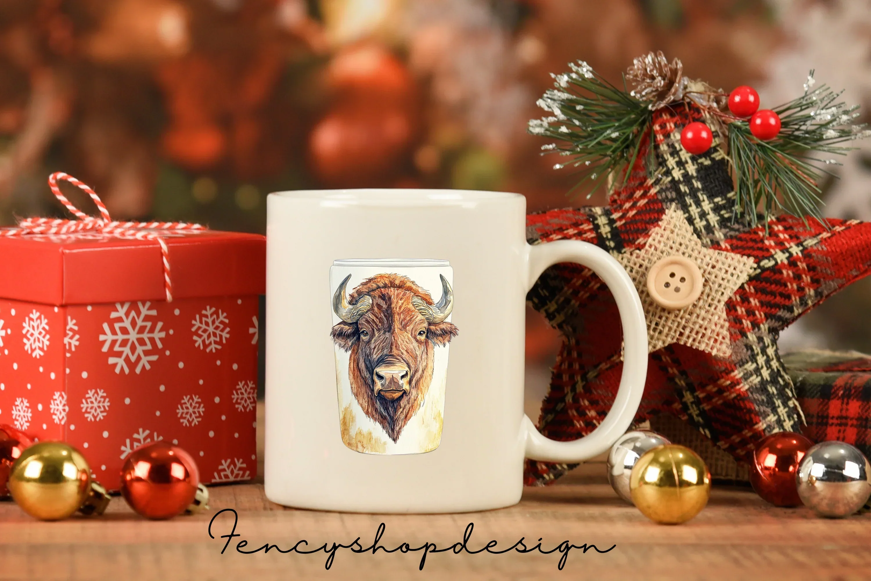 Bison Head Clipart Bundle - Image 7