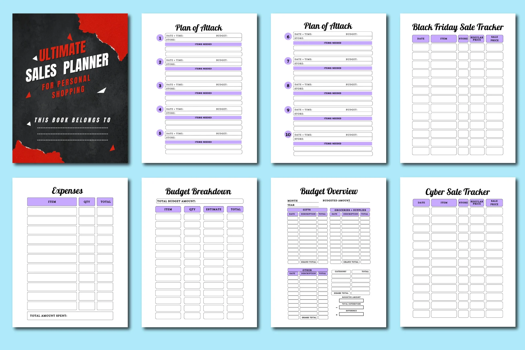 Black Friday Personal Shopping Planner - Image 2