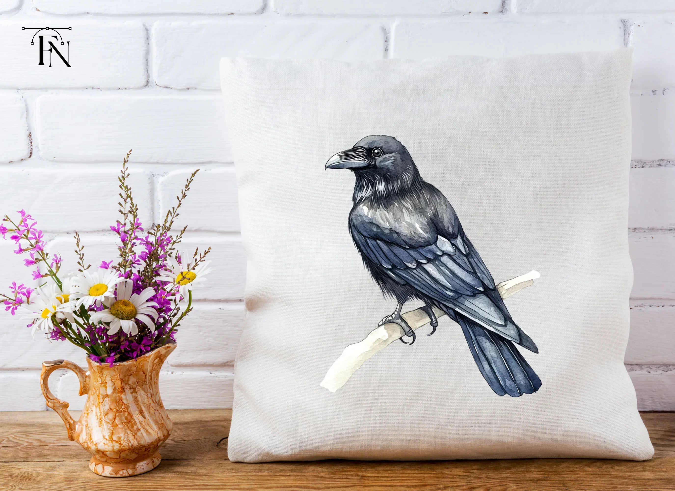 Black Raven Clipart Bundle - Image 4