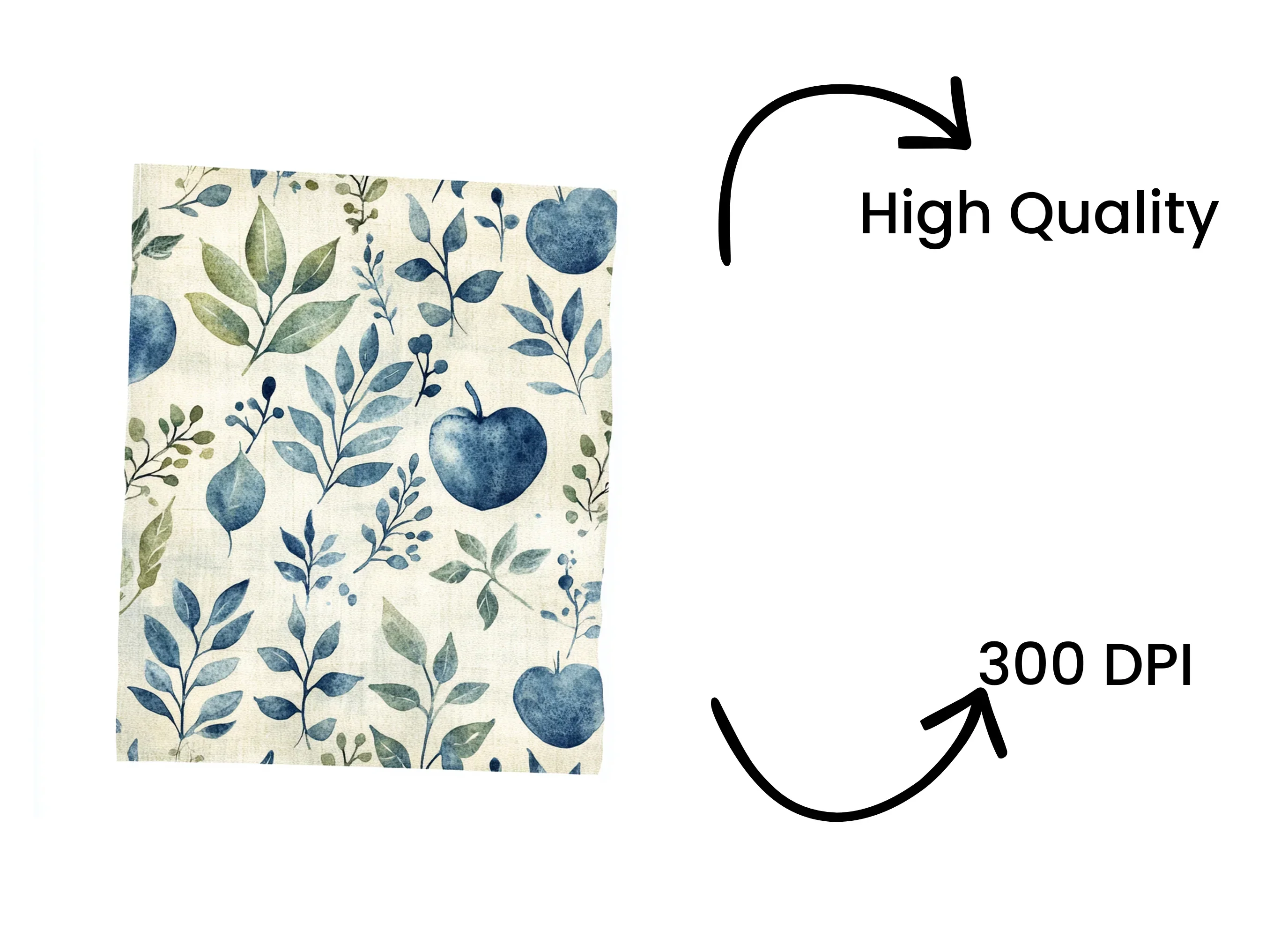 Blue Botanical Clipart Bundle - Image 2