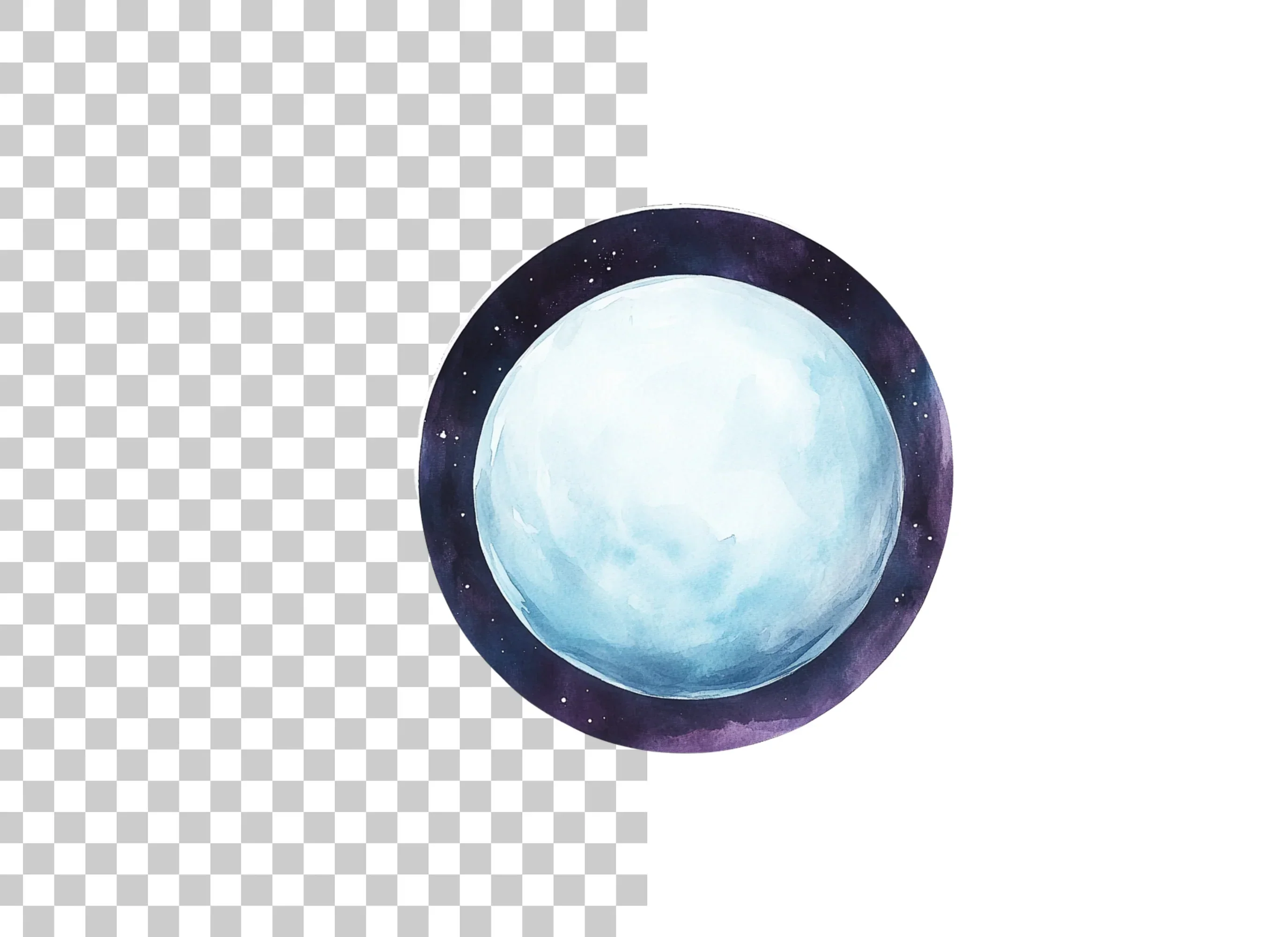 Blue Planets Clipart Bundle - Image 6