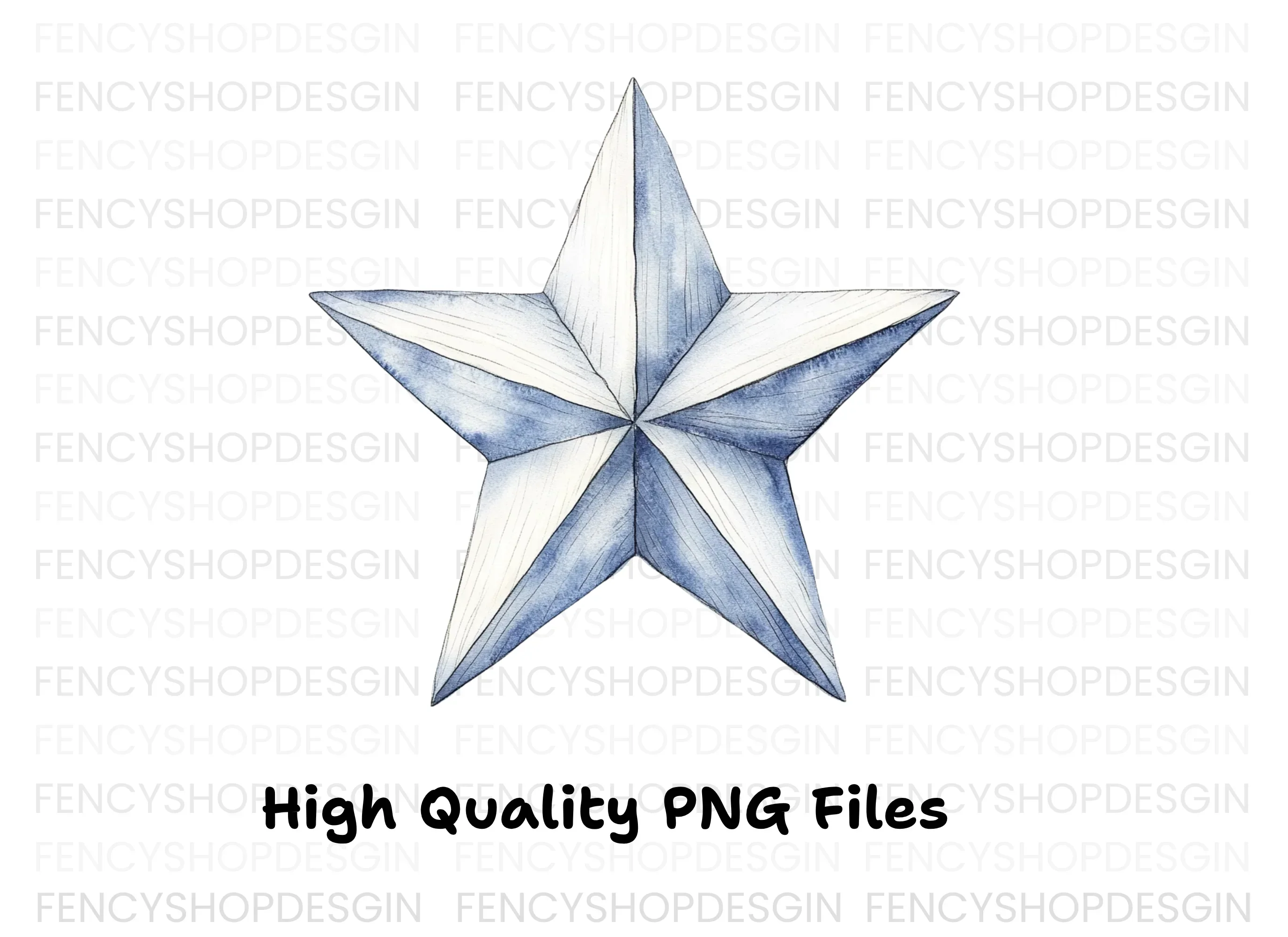 Blue Star Clipart Bundle - Image 2