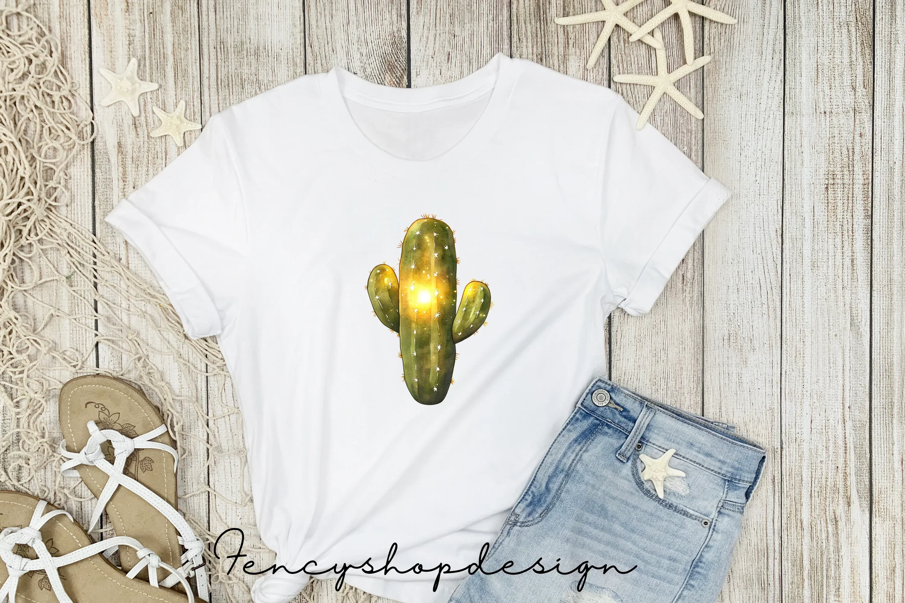 Boho Cactus Clipart Bundle - Image 4