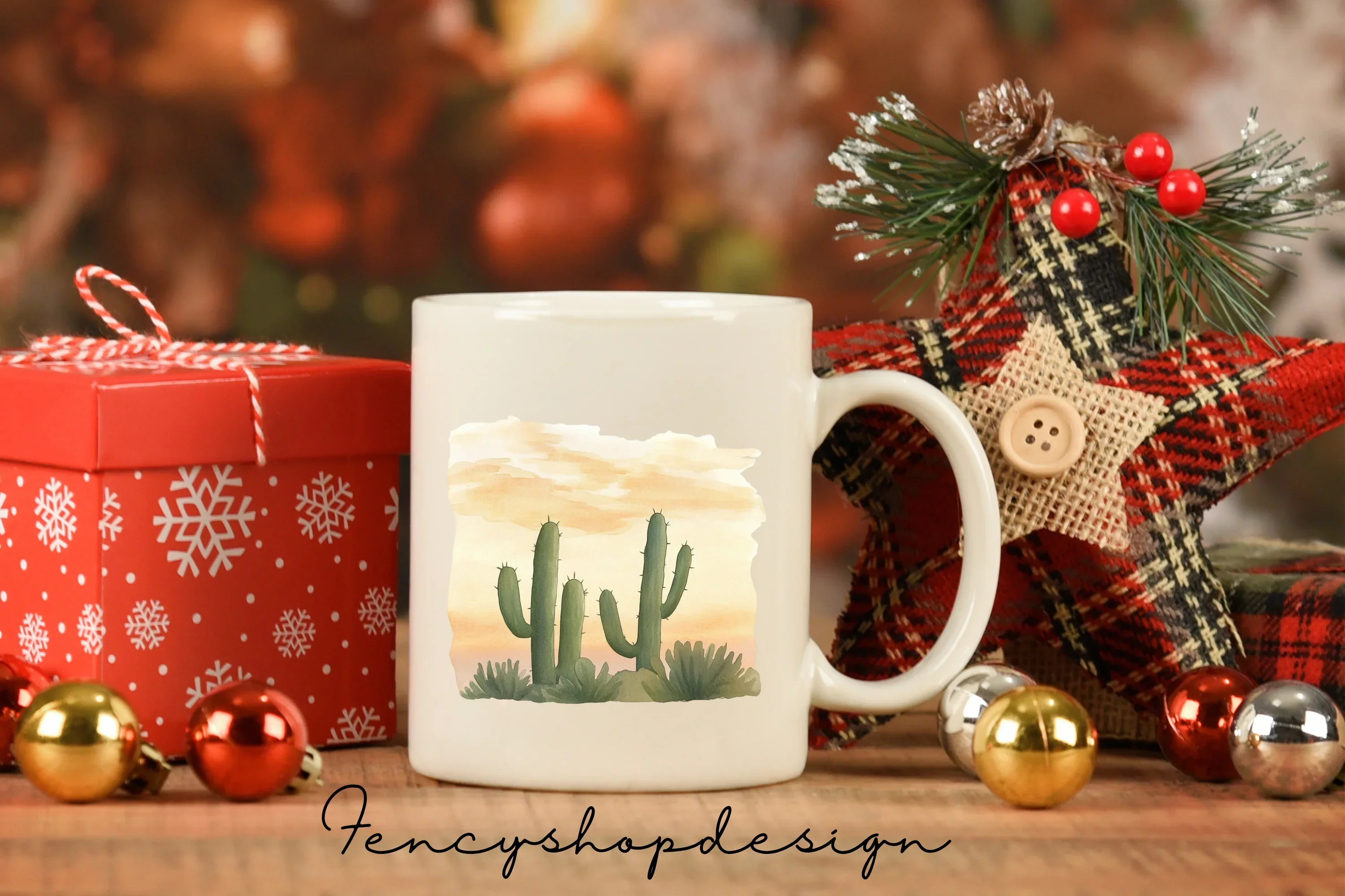 Boho Cactus Clipart Bundle - Image 6